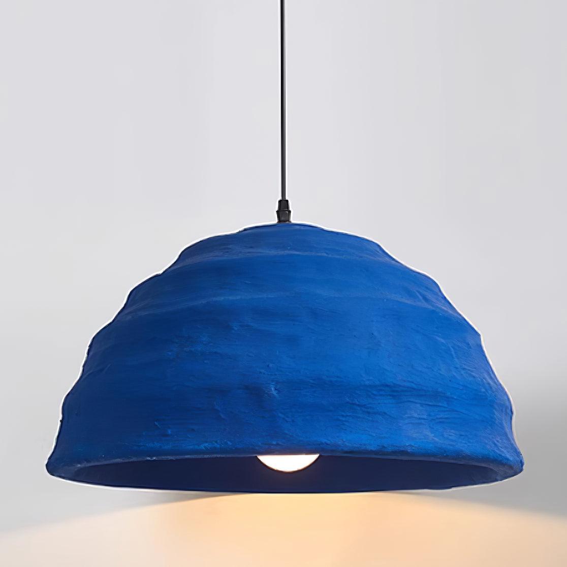 Pendelleuchte Kuppelschirm Blau Urban Industrial-Letslighting