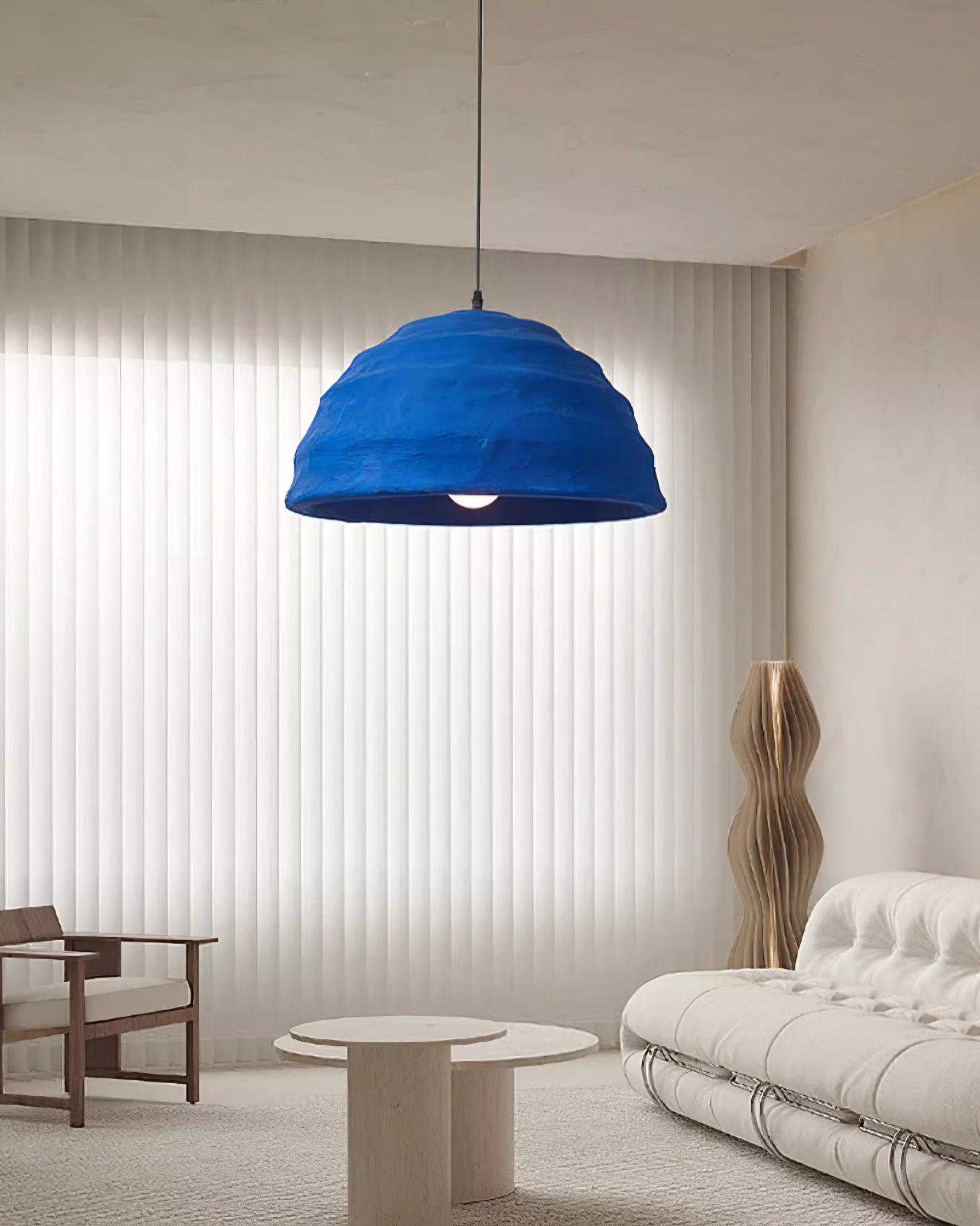 Pendelleuchte Kuppelschirm Blau Urban Industrial-Letslighting