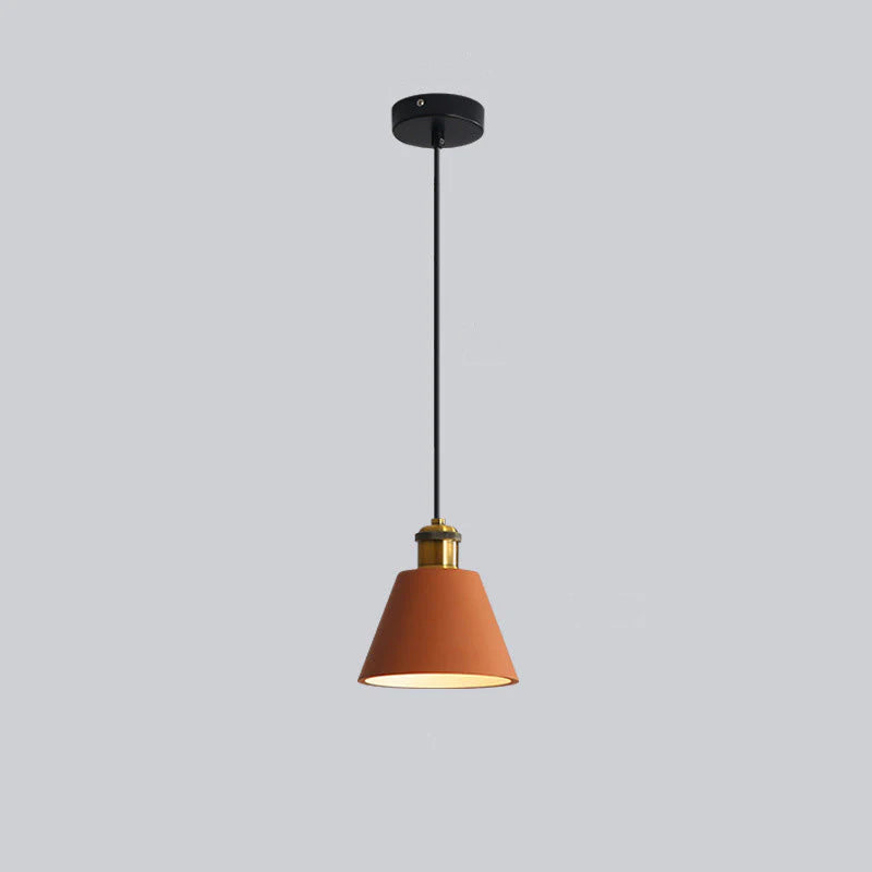 Valentina Modern Runde/Rechteckige LED Pendelleuchte Weiß/Orange/Schwarz/Grau Esstisch Metall Harz