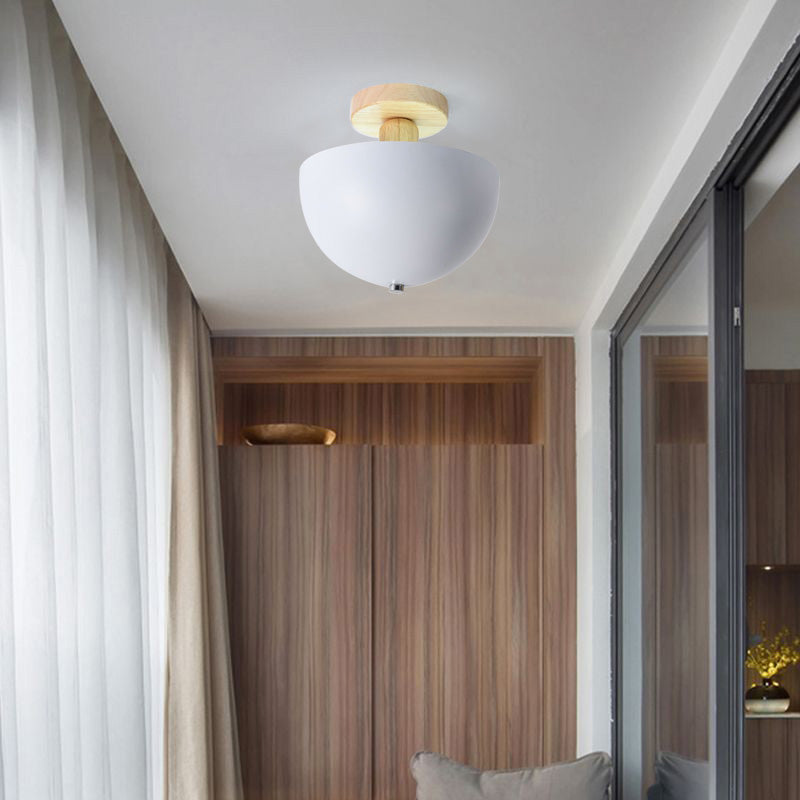 Muto Moderne Deckenleuchte, Weiß, Schale/Kuppel, Schlafzimmer