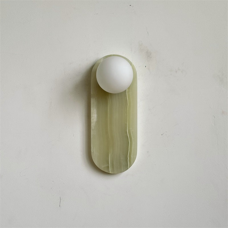 Syraeia Modern Minimalist Marble Jade Wall Lamp - Letslighting
