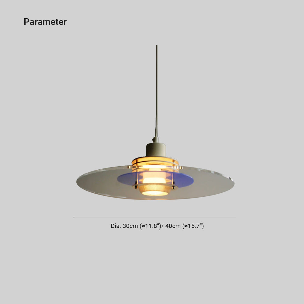Valentina Minimalismus LED Pendelleuchte Metall/Glas/Acryl-Schlafzimmer