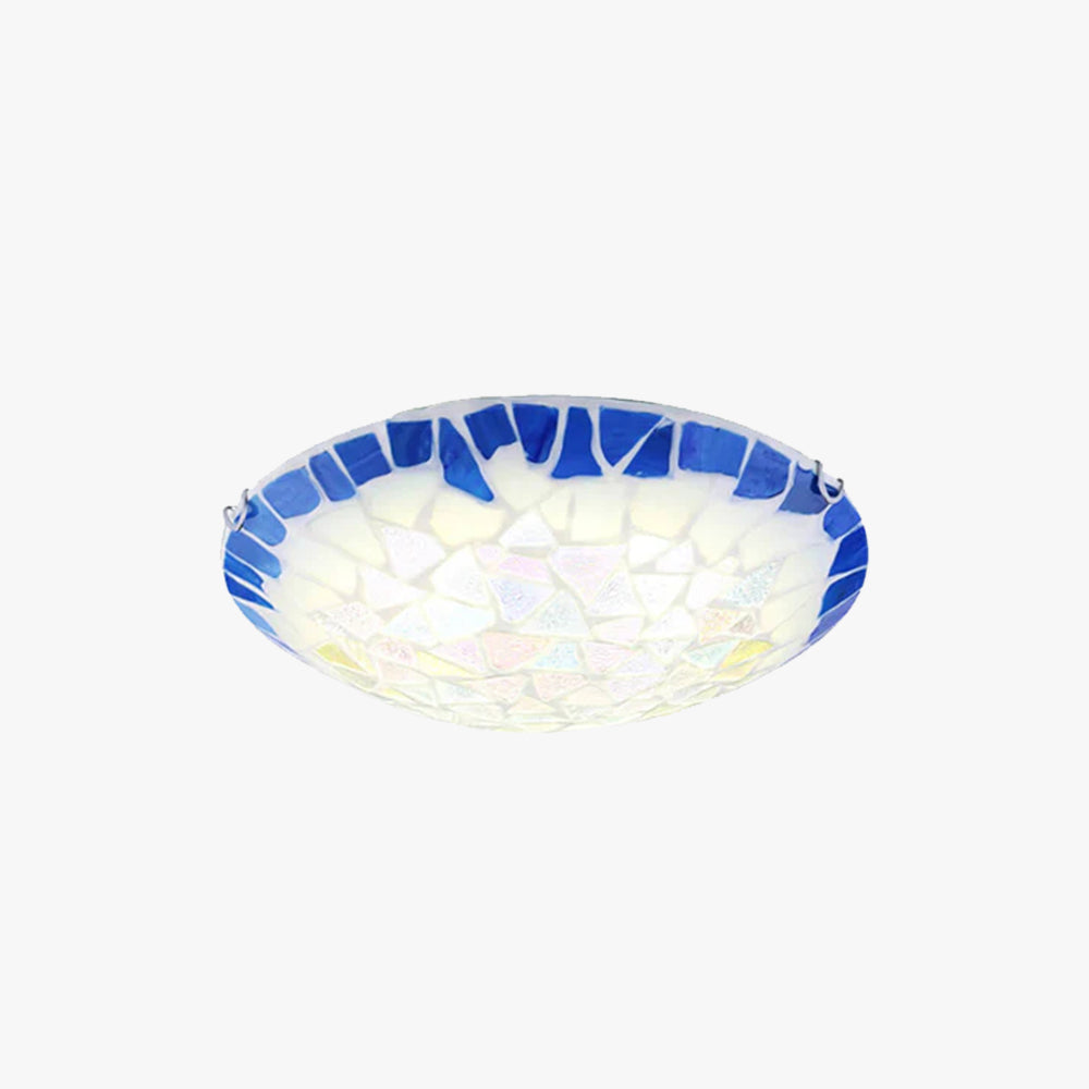 Arisha Vintage Deckenleuchte Weißes Glas/Metall Schlafzimmer