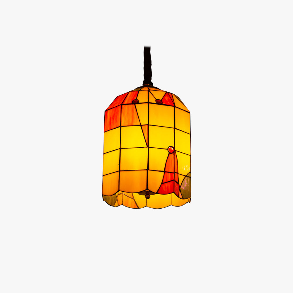 Arisha Moderne LED Pendelleuchte Gelb Metall/Glas Esszimmer/Bar