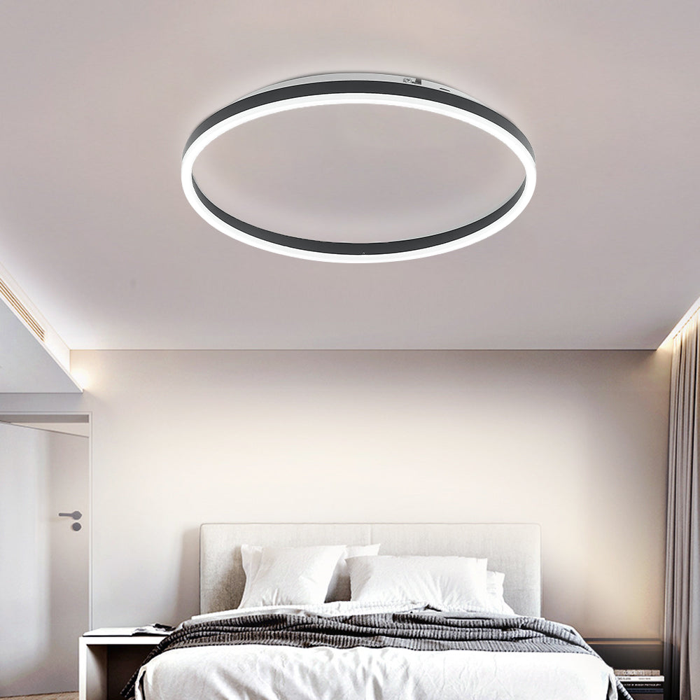 Arisha  Deckenleuchte  Modern LED Schwarz/Gold Metall Wohnzimmer