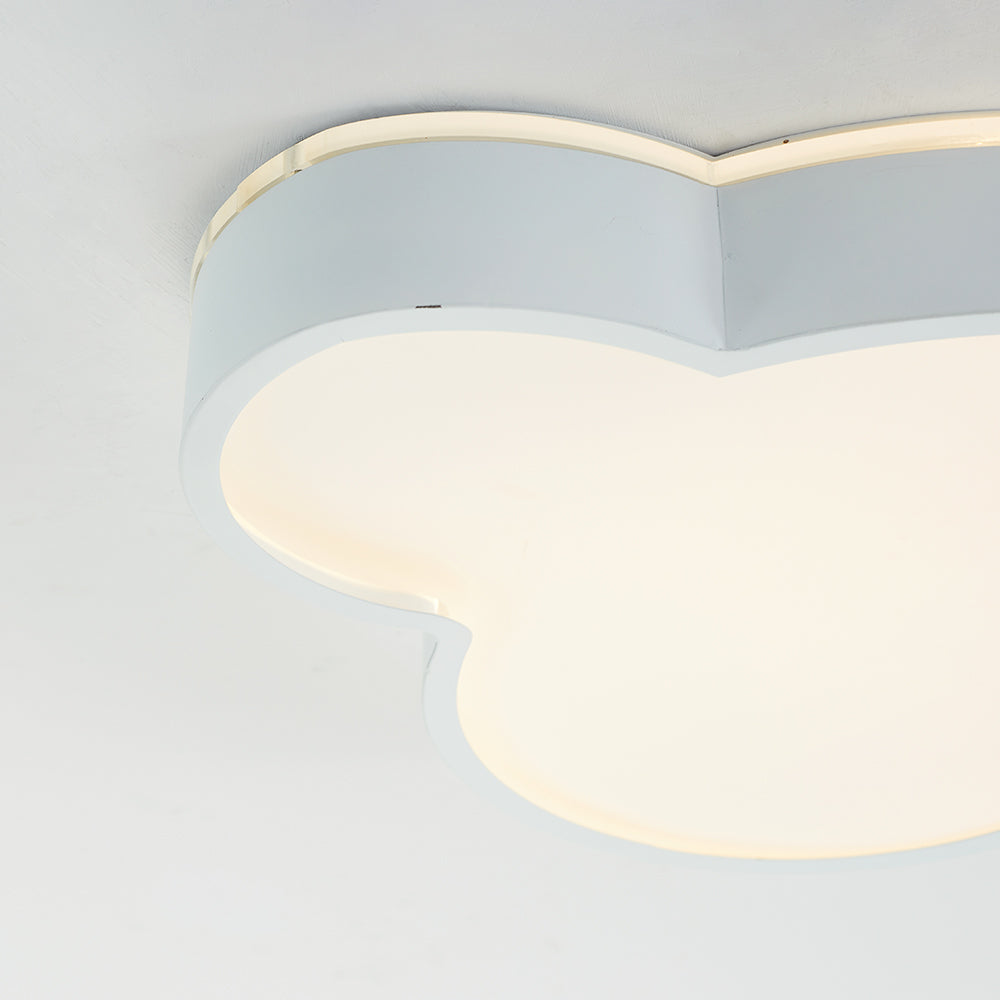 Aria Modern Flush Mount Wolke Deckenleuchte, Weiß, Metall, Schlafzimmer