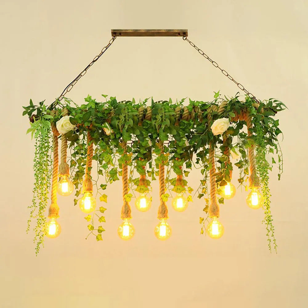 Ritta Pendelleuchte Natur Grün Wohn/Schlaf/Esszimmer-Letslighting