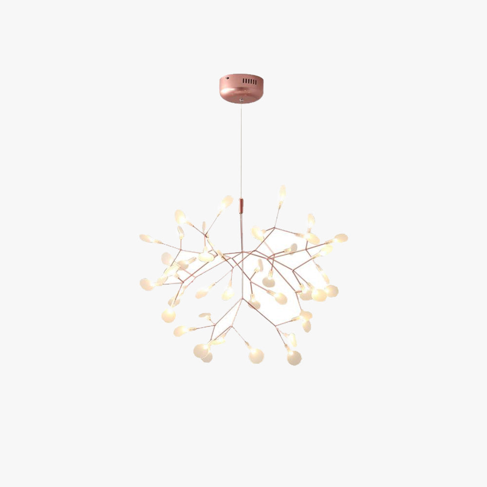 Lior Einzigartiger Sputnik-Kronleuchter im Art-Déco-Stil mit Glühwürmchen-Optik