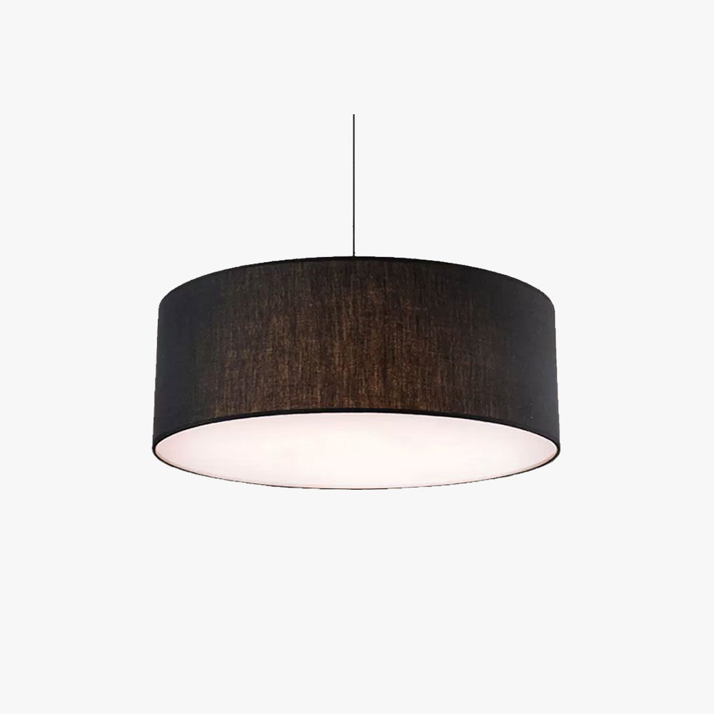 Ritta Modern LED Pendelleuchte Schwarz/Weiß/Beige/Flachsfarben Wohn/Ess/Schlafzimme Metall&Stoff-Letslighting