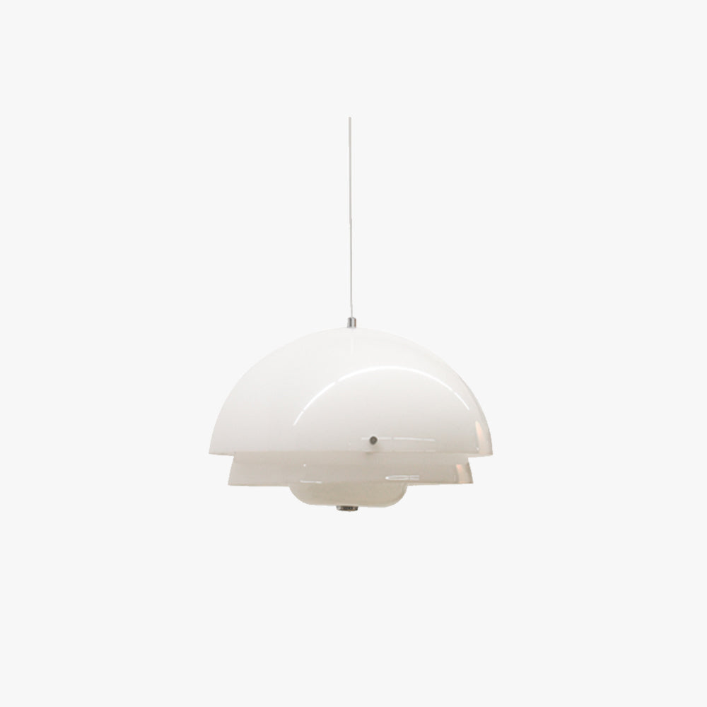 Valentina Modern KuppelförmigLED Pendelleuchte Silber Wohn/Schlaf/Esszimmer Metall&Glas ∅40CM