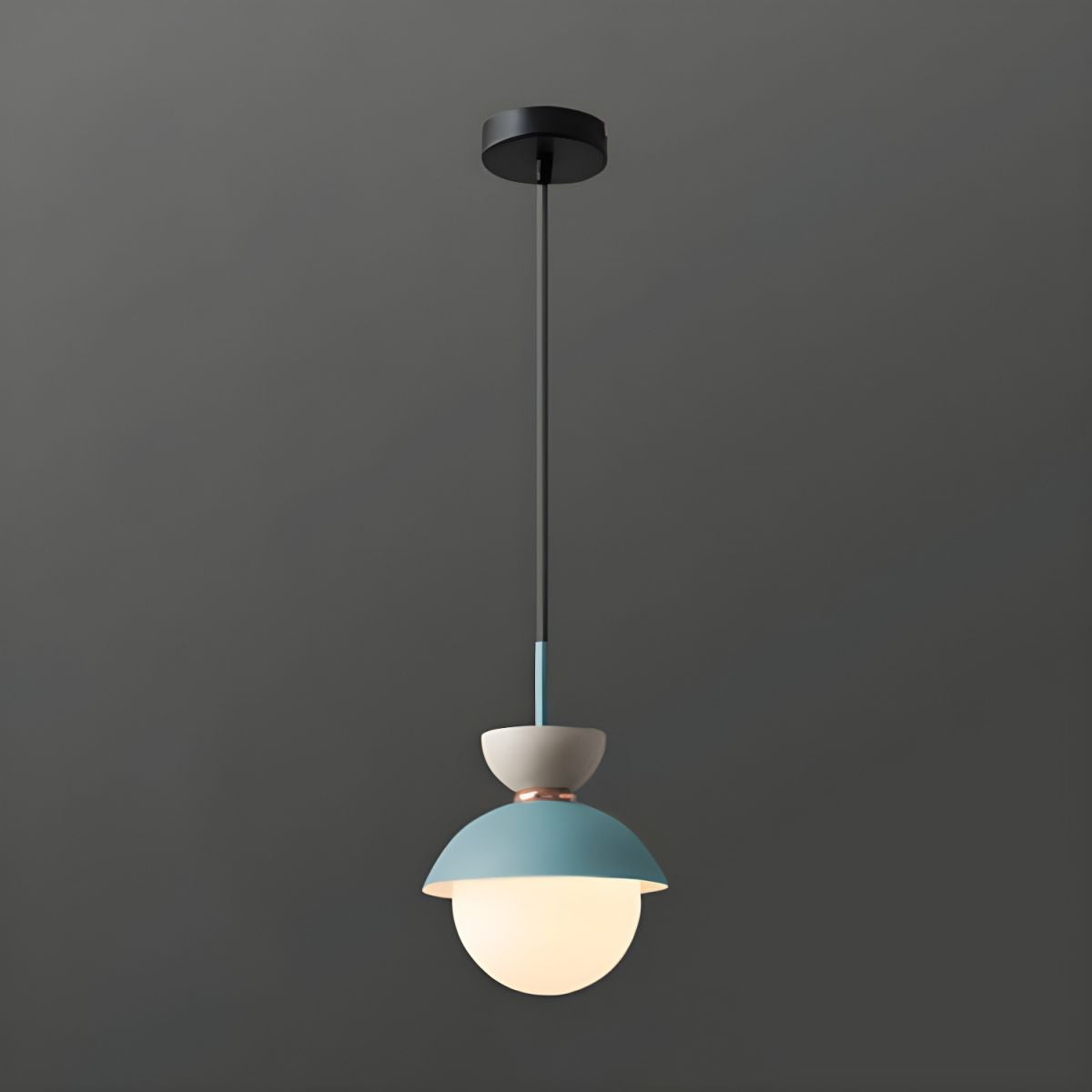 Arisha Nodic Pendelleuchte Weiß/Blau Schlafzimmer/Wohnzimmer
