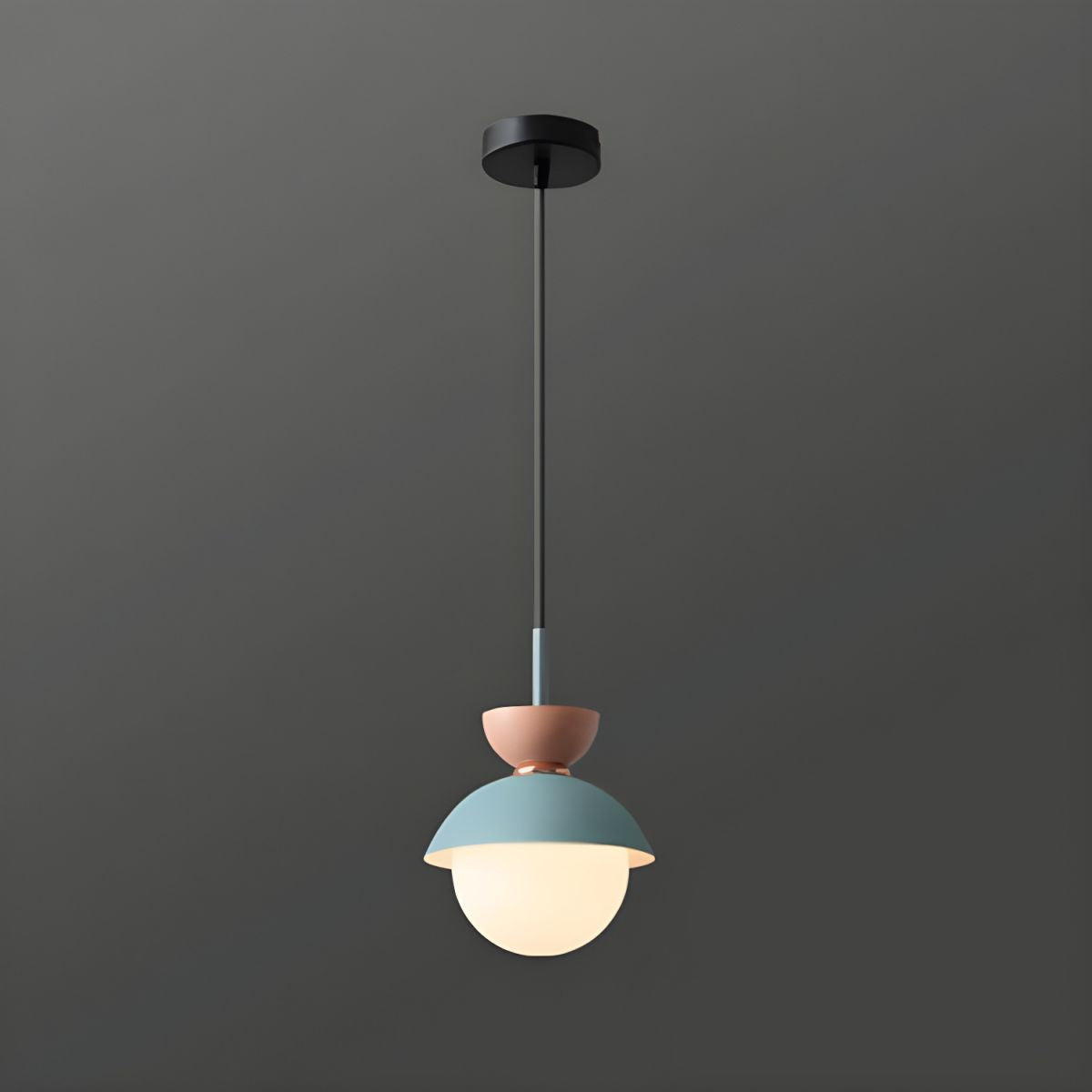Arisha Nodic Pendelleuchte Weiß/Blau Schlafzimmer/Wohnzimmer