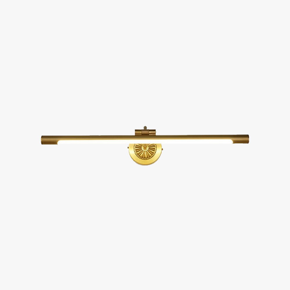 Arisha Modern Linear LED Wandleuchte Gold Badezimmer Metall AcrylGrößen 43/56cm