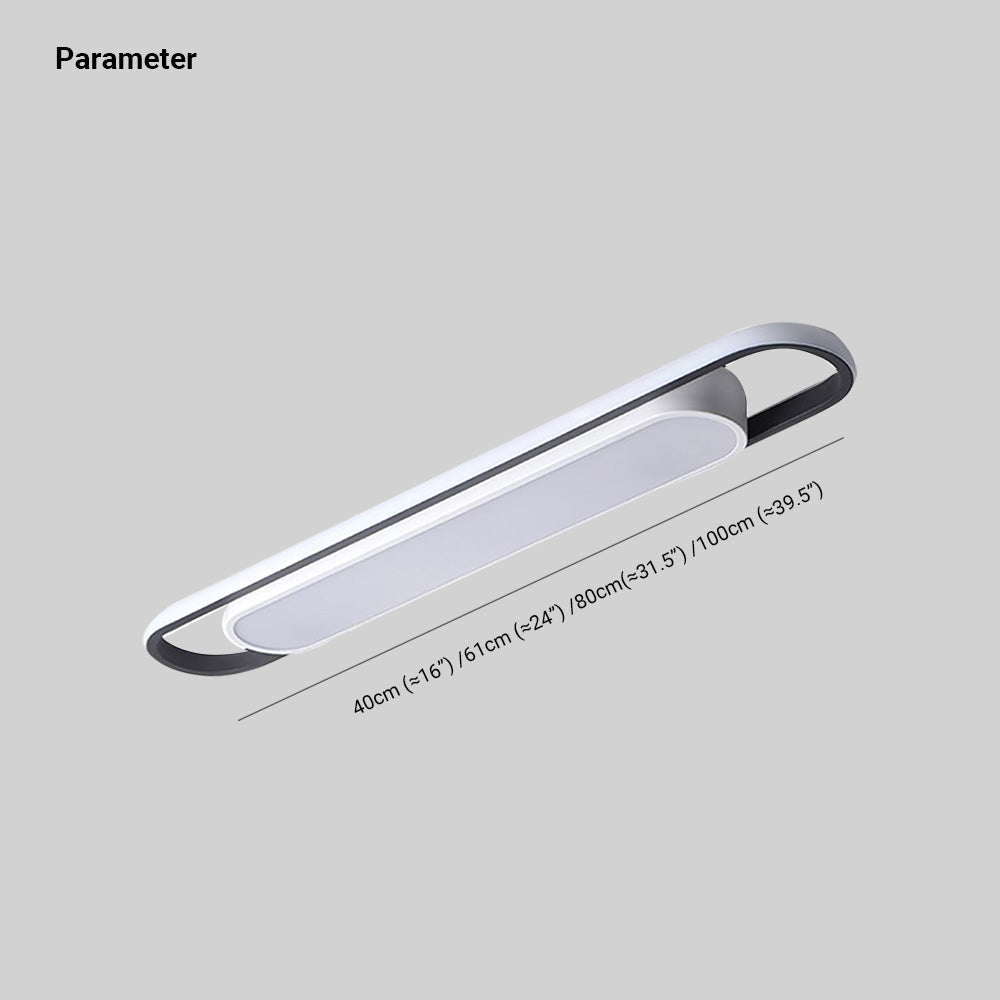 Arisha Modern LED Deckenleuchte Dimmbar Weiß Schlaf/Wohnzimmer Metall
