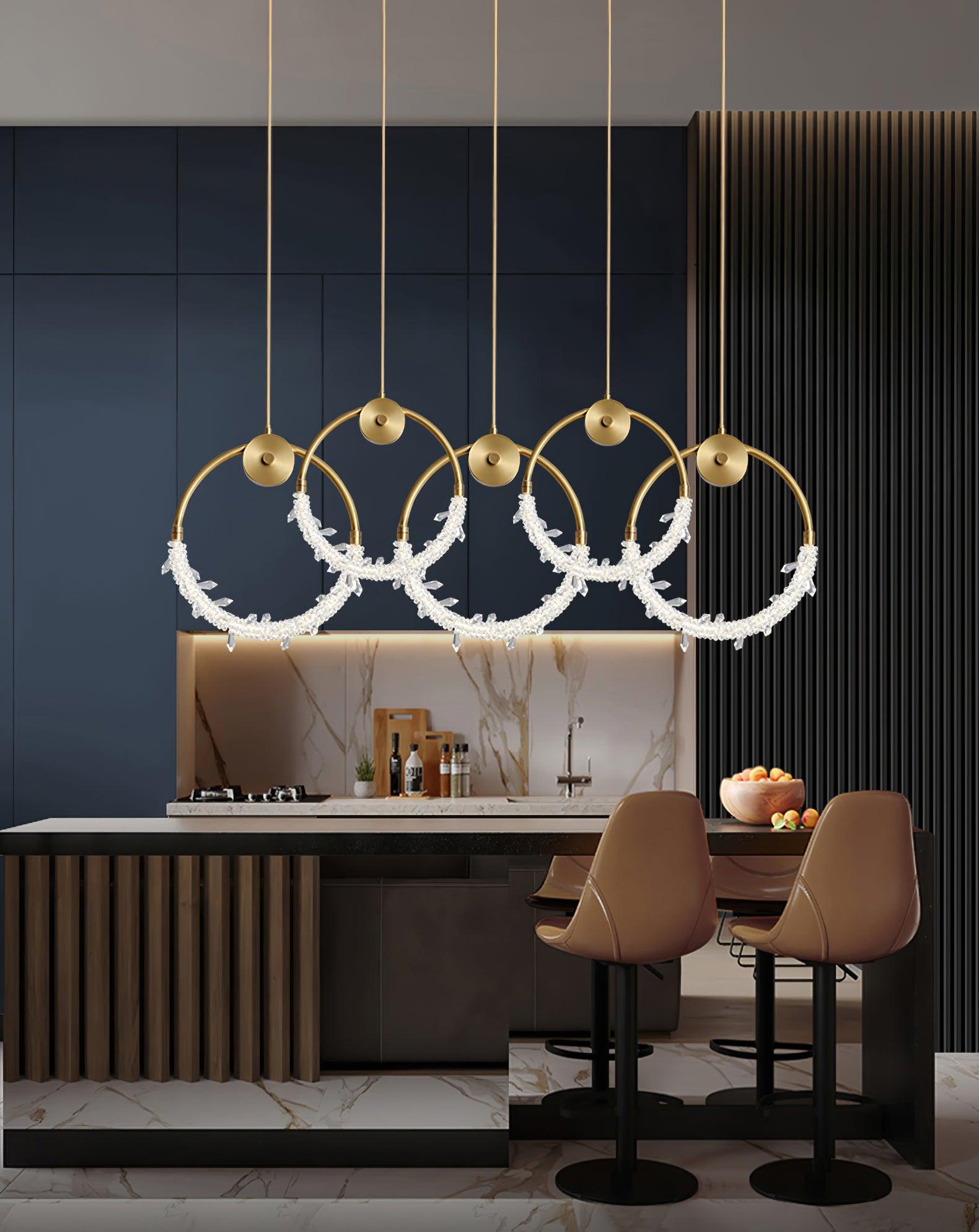 Lustre Elegante Kristall-Pendelleuchte-Letslighting