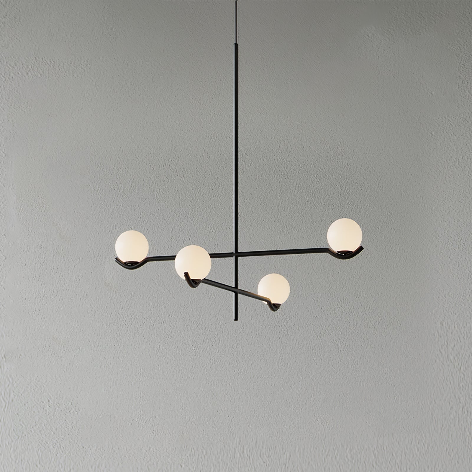 Noir Minimalistische Glas Pendelleuchte-Letslighting