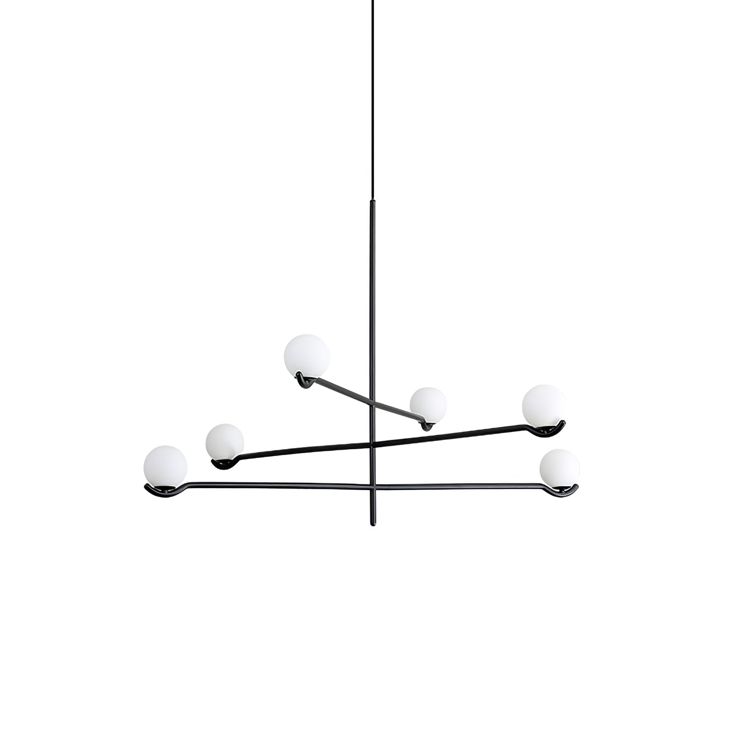 Noir Minimalistische Glas Pendelleuchte-Letslighting