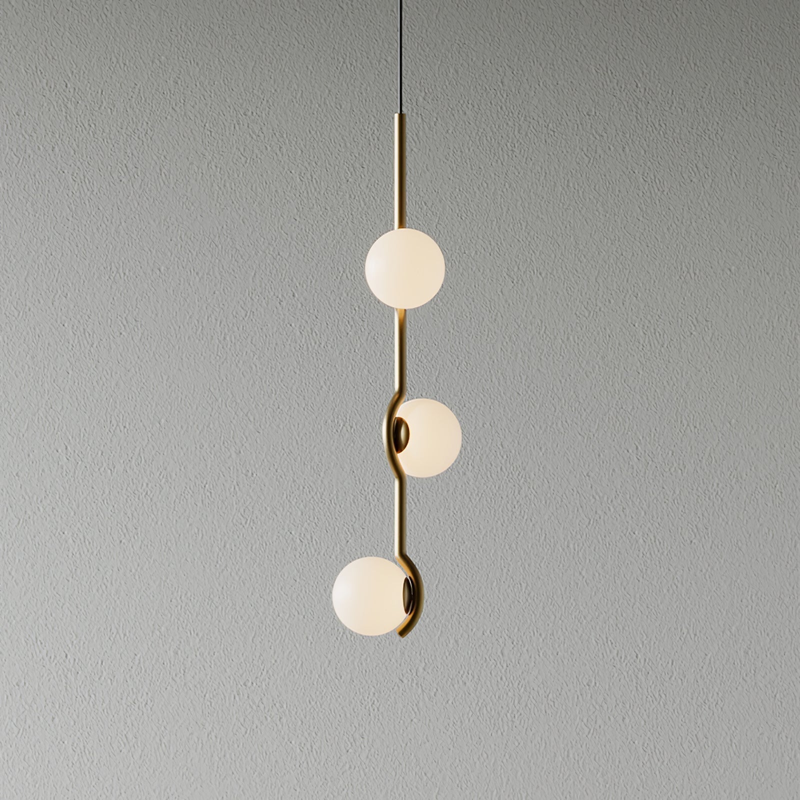 Noir Minimalistische Glas Pendelleuchte-Letslighting