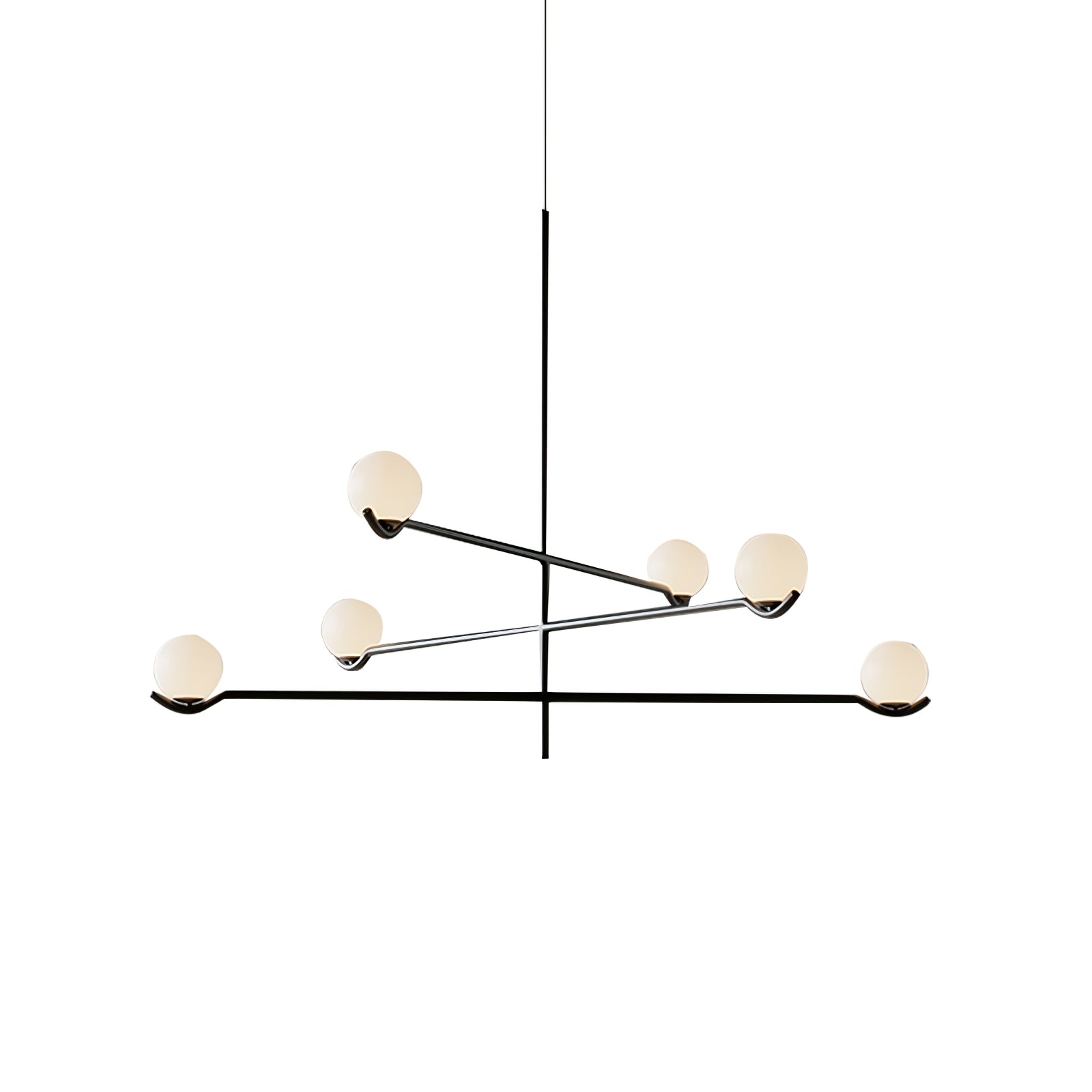 Noir Minimalistische Glas Pendelleuchte-Letslighting
