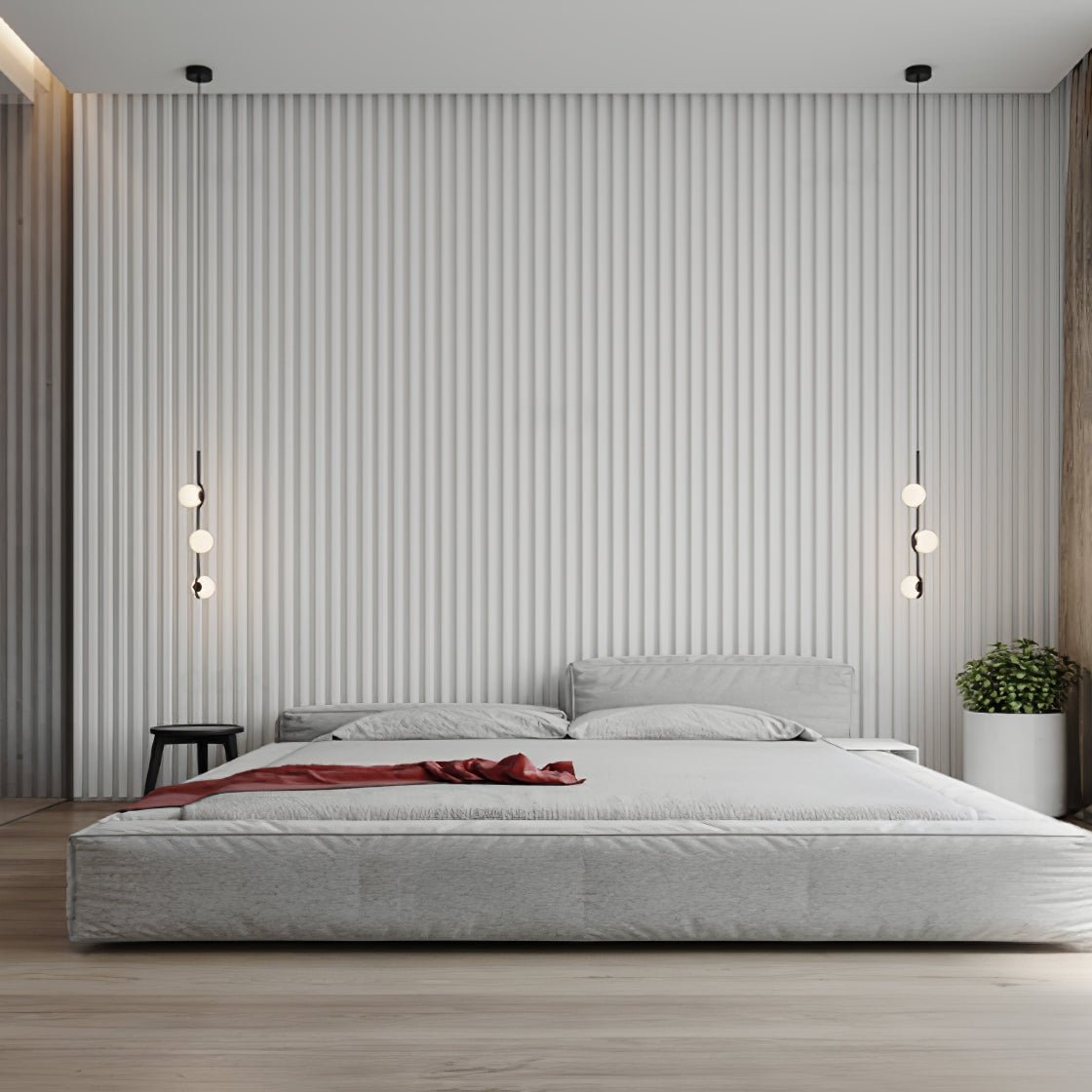 Noir Minimalistische Glas Pendelleuchte-Letslighting