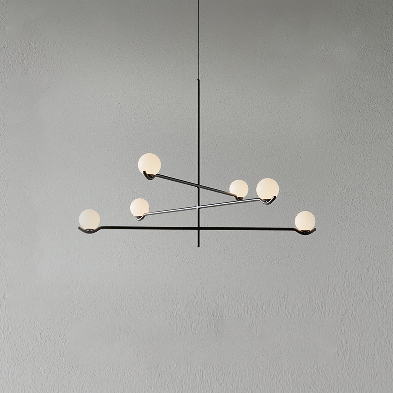 Noir Minimalistische Glas Pendelleuchte-Letslighting