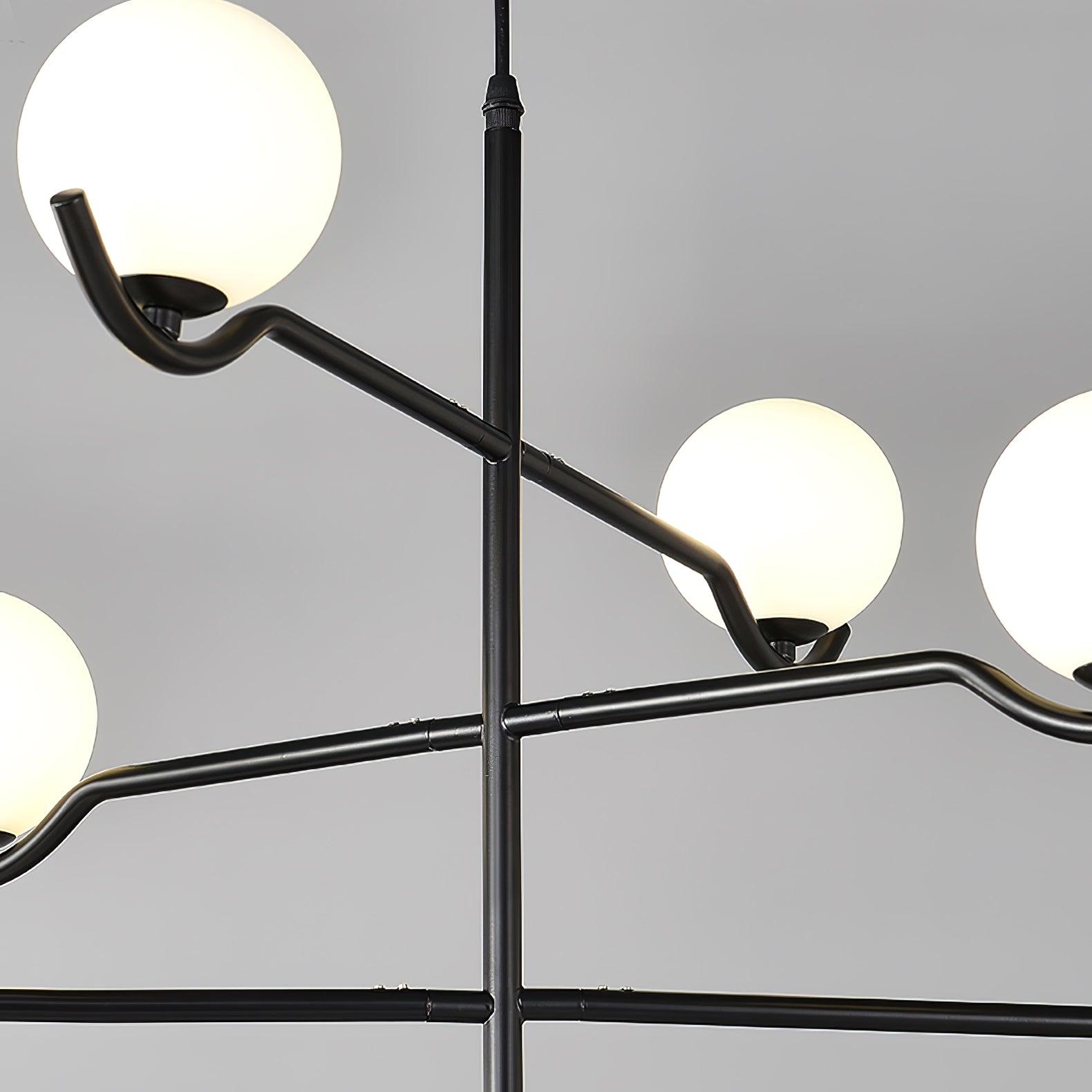 Noir Minimalistische Glas Pendelleuchte-Letslighting