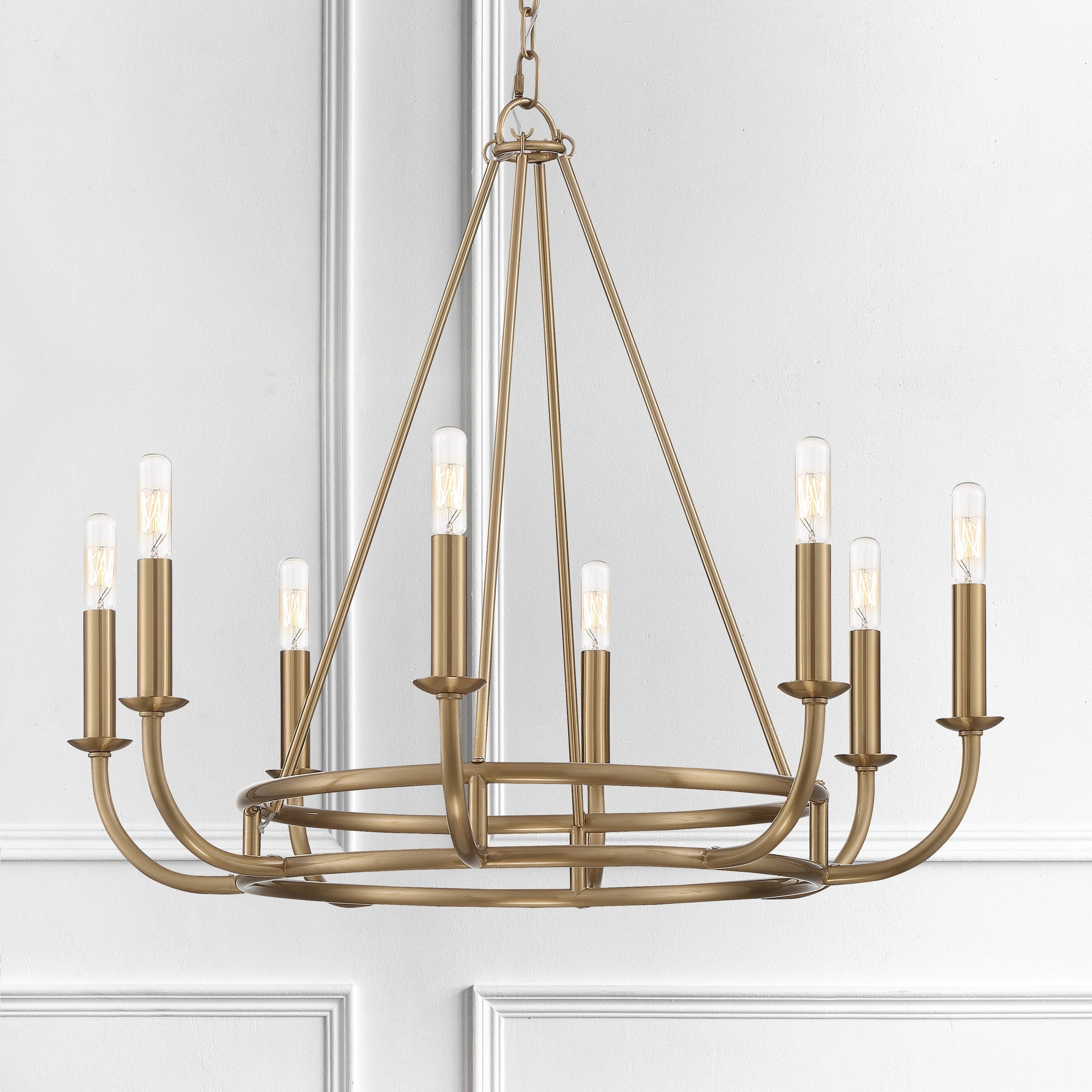 Xenuvyh Modern Minimalist Vintage Industrial Metal Chandelier - Letslighting