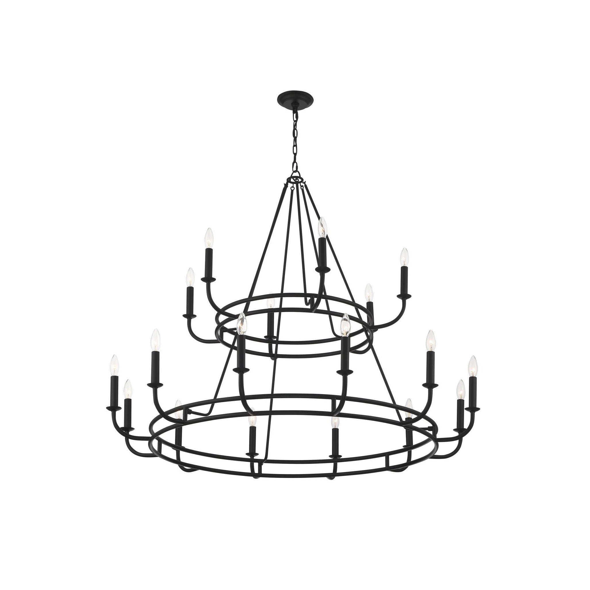 Xenuvyh Modern Minimalist Vintage Industrial Metal Chandelier - Letslighting