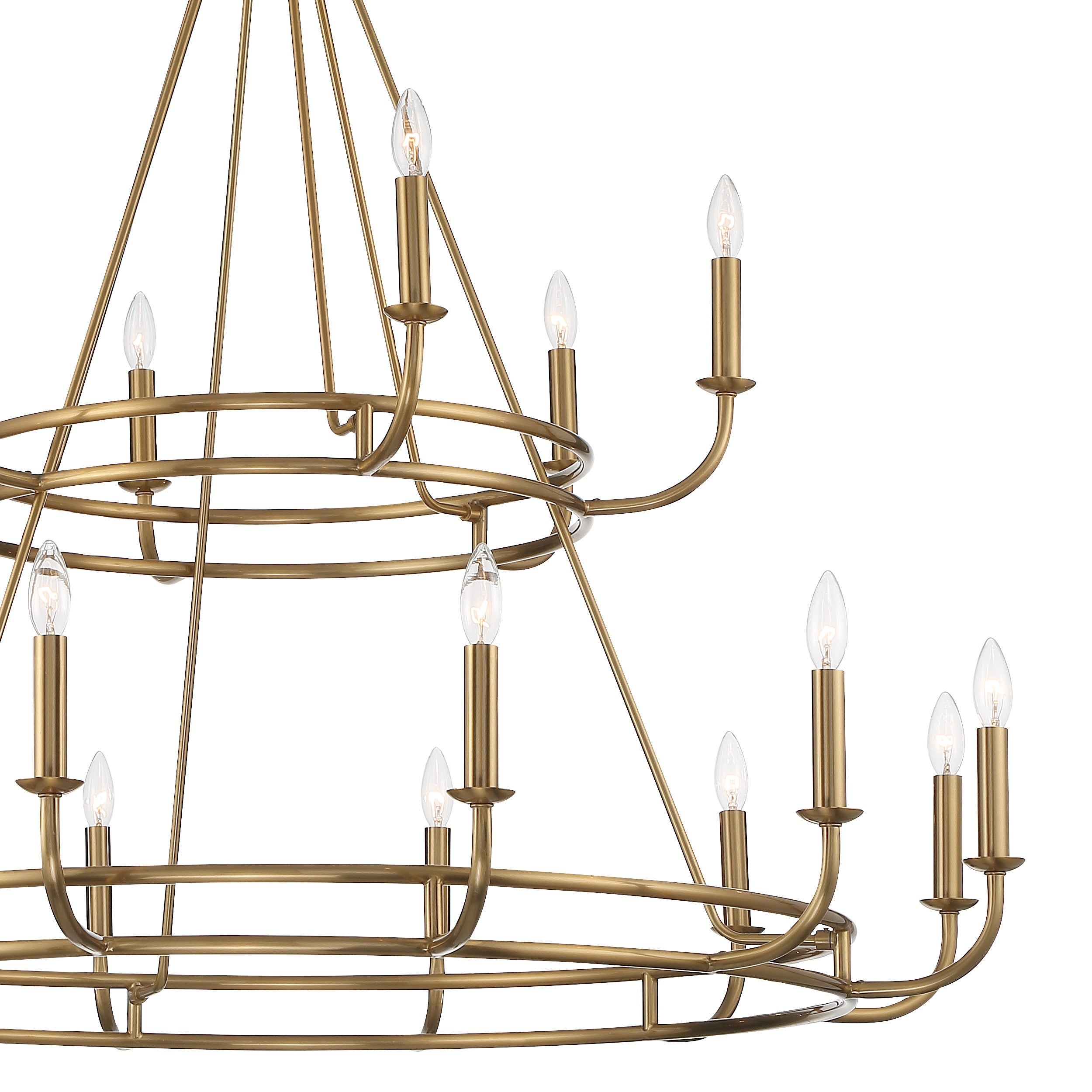 Xenuvyh Modern Minimalist Vintage Industrial Metal Chandelier - Letslighting
