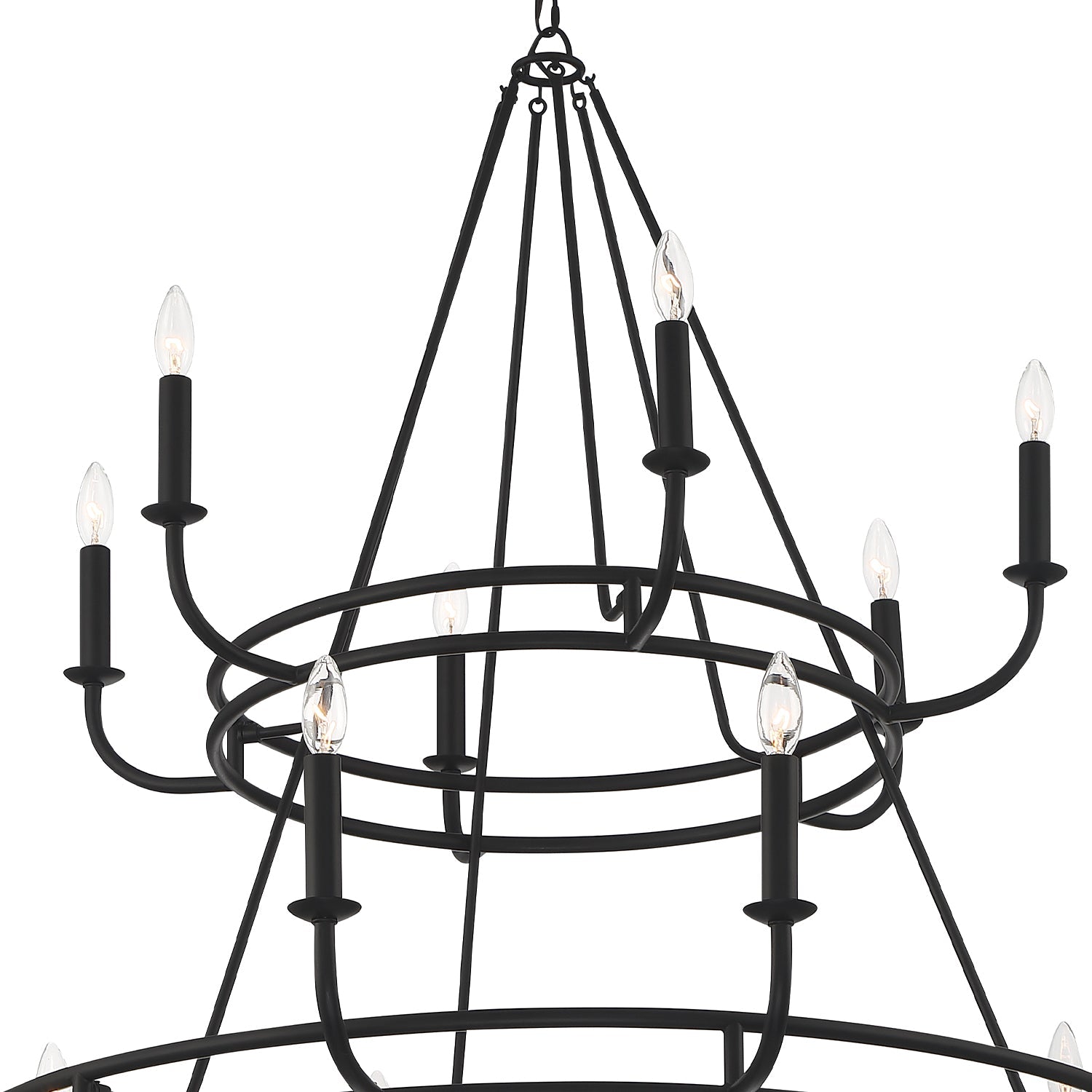 Xenuvyh Modern Minimalist Vintage Industrial Metal Chandelier - Letslighting