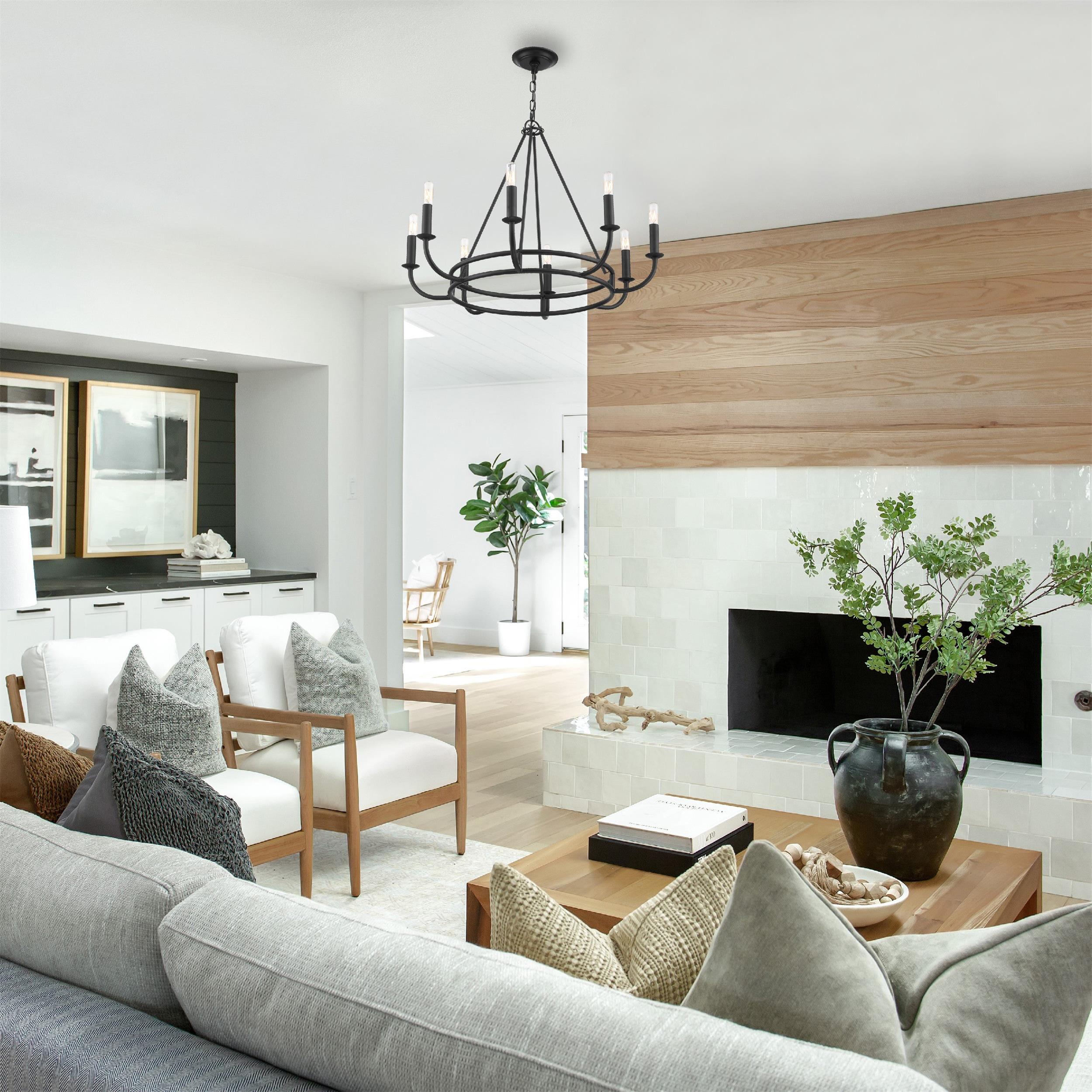 Xenuvyh Modern Minimalist Vintage Industrial Metal Chandelier - Letslighting