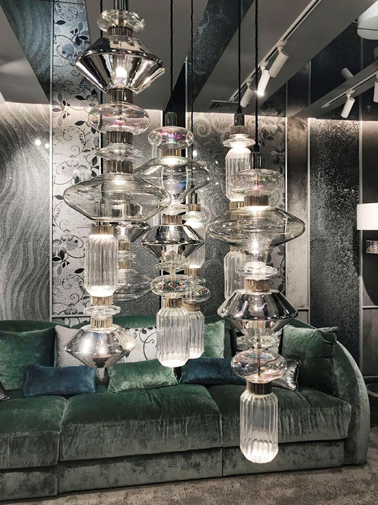 Vionisis Glas Luxus Pendelleuchte-Letslighting