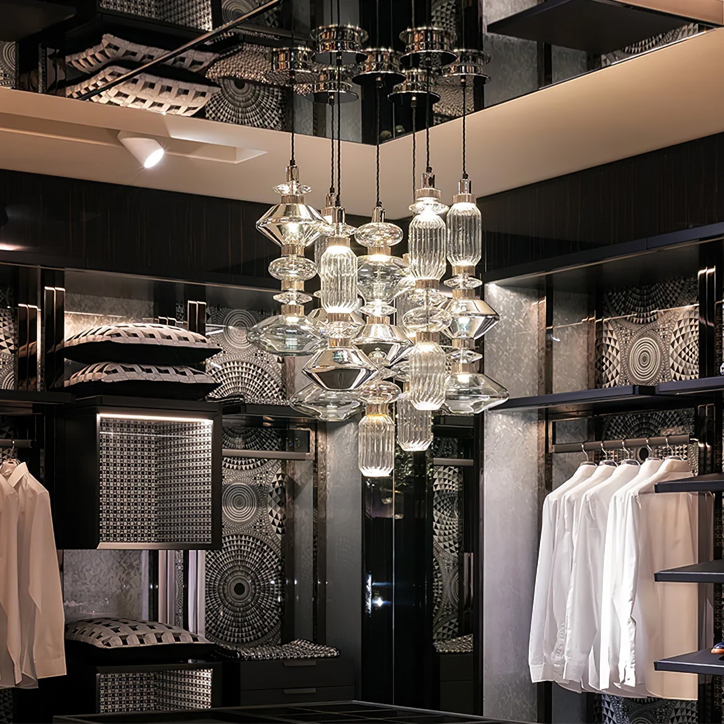 Vionisis Glas Luxus Pendelleuchte-Letslighting