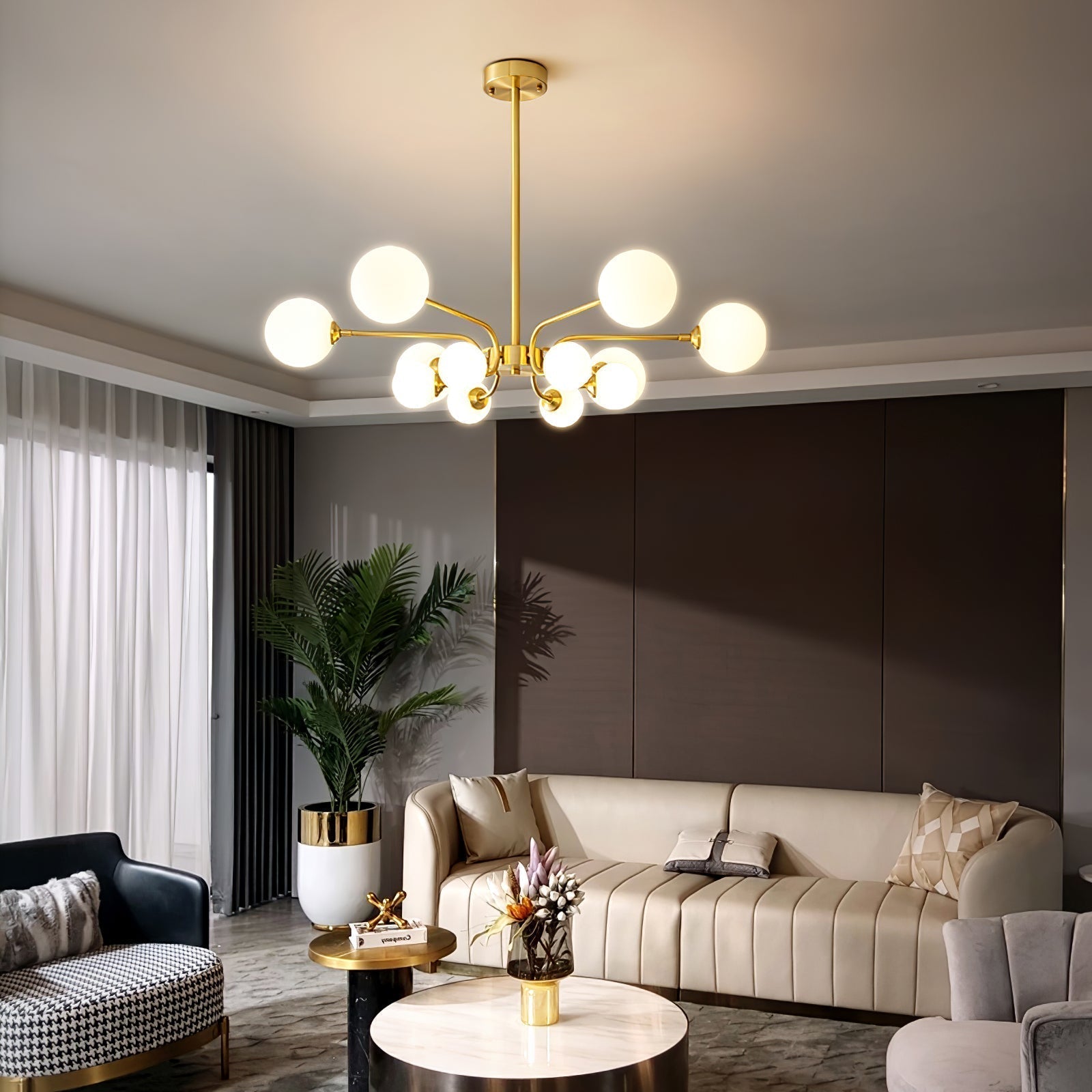 Aurora Kronleuchter Globe Arm Modern-Letslighting