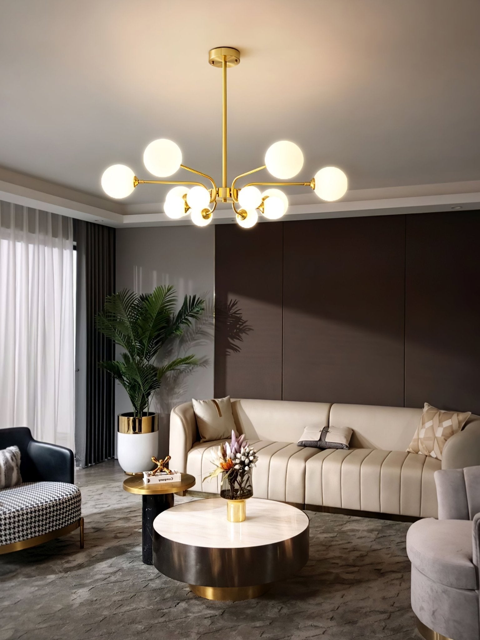 Aurora Kronleuchter Globe Arm Modern-Letslighting