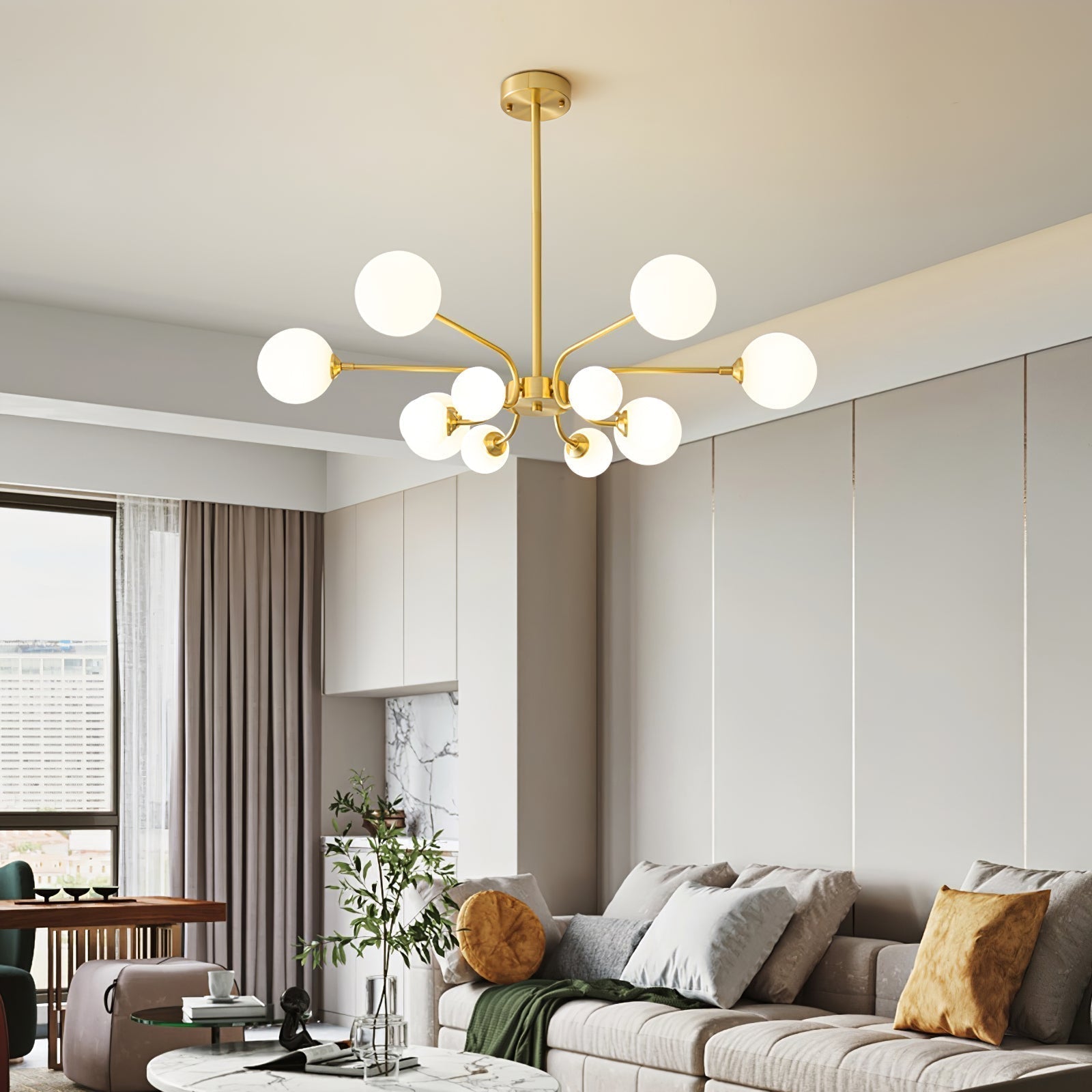 Aurora Kronleuchter Globe Arm Modern-Letslighting