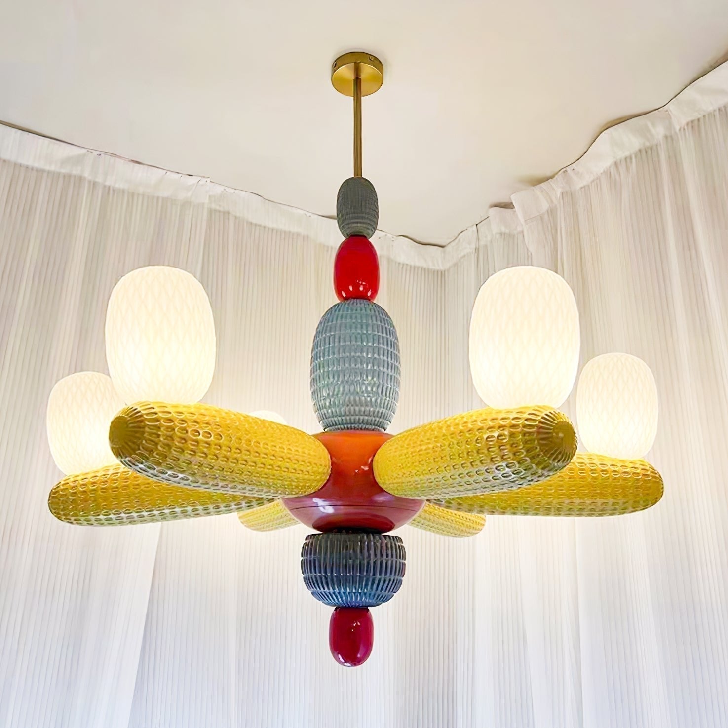 Balloons Premium Nordic Kunstglas Kronleuchter-Letslighting