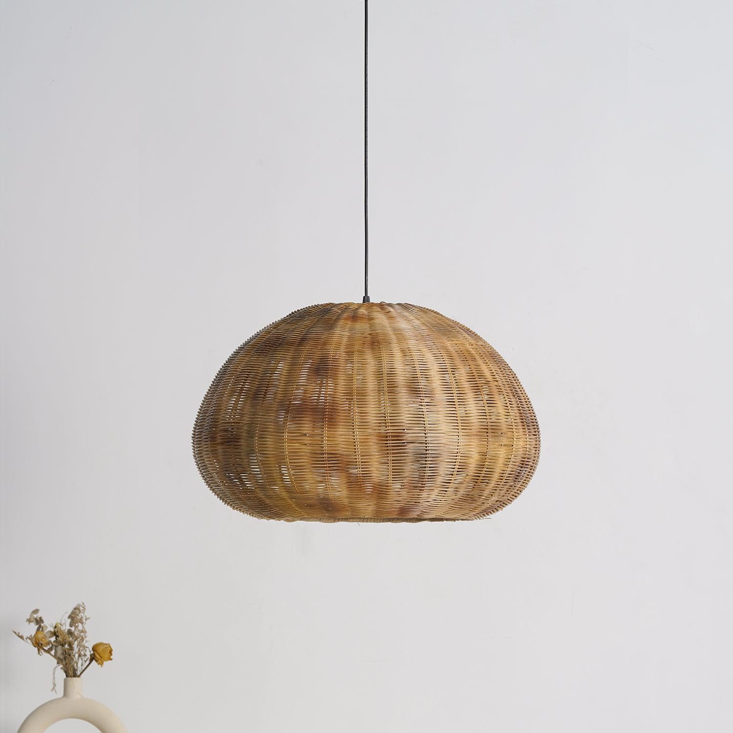 Adam Vintage Bamboo Pendant Light - Blowlighting