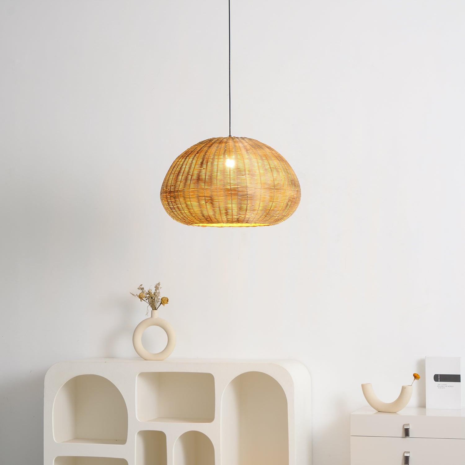 Adam Vintage Bamboo Pendant Light - Blowlighting