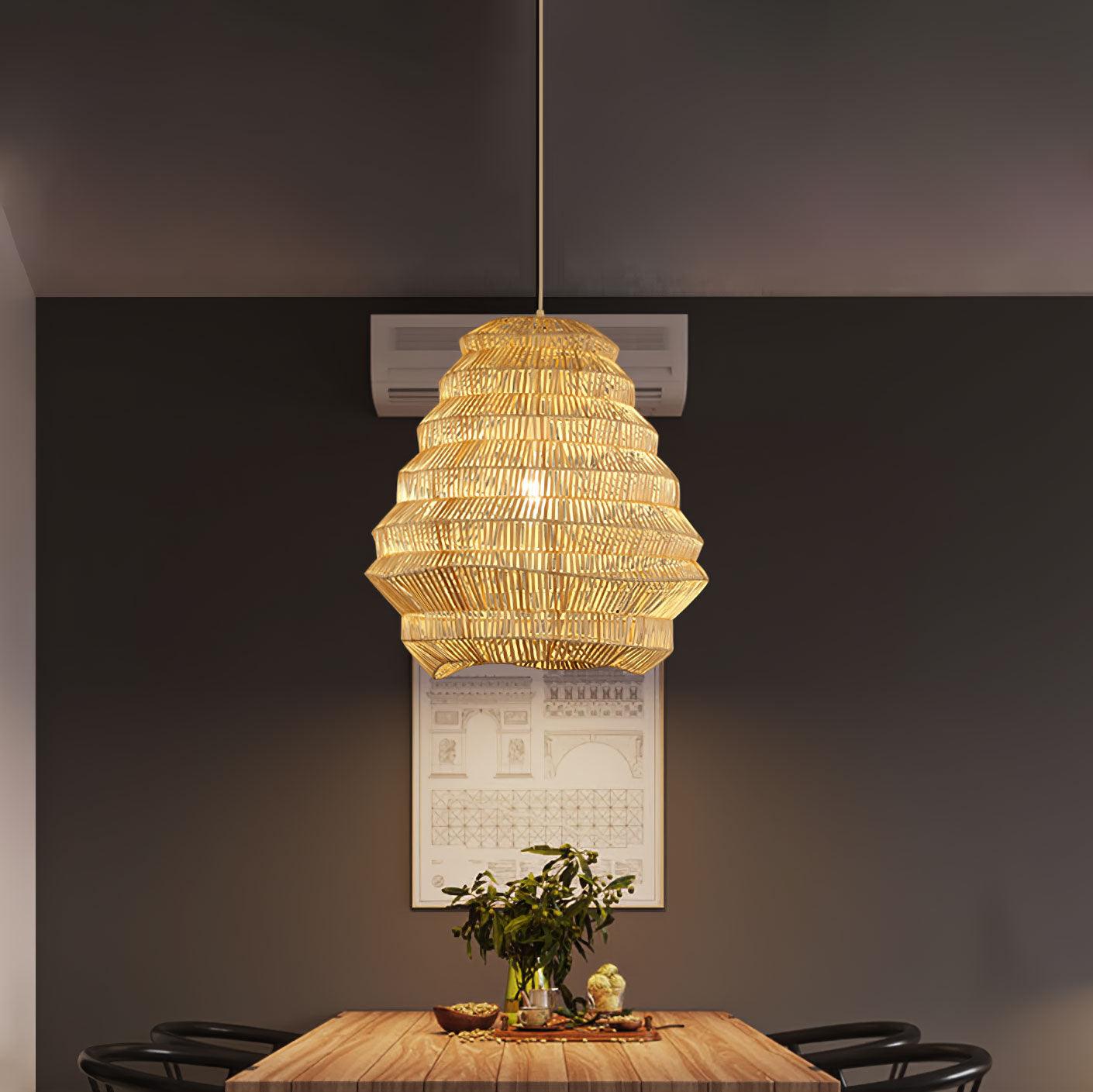 Strata Modern Bambus Pendelleuchte-Letslighting