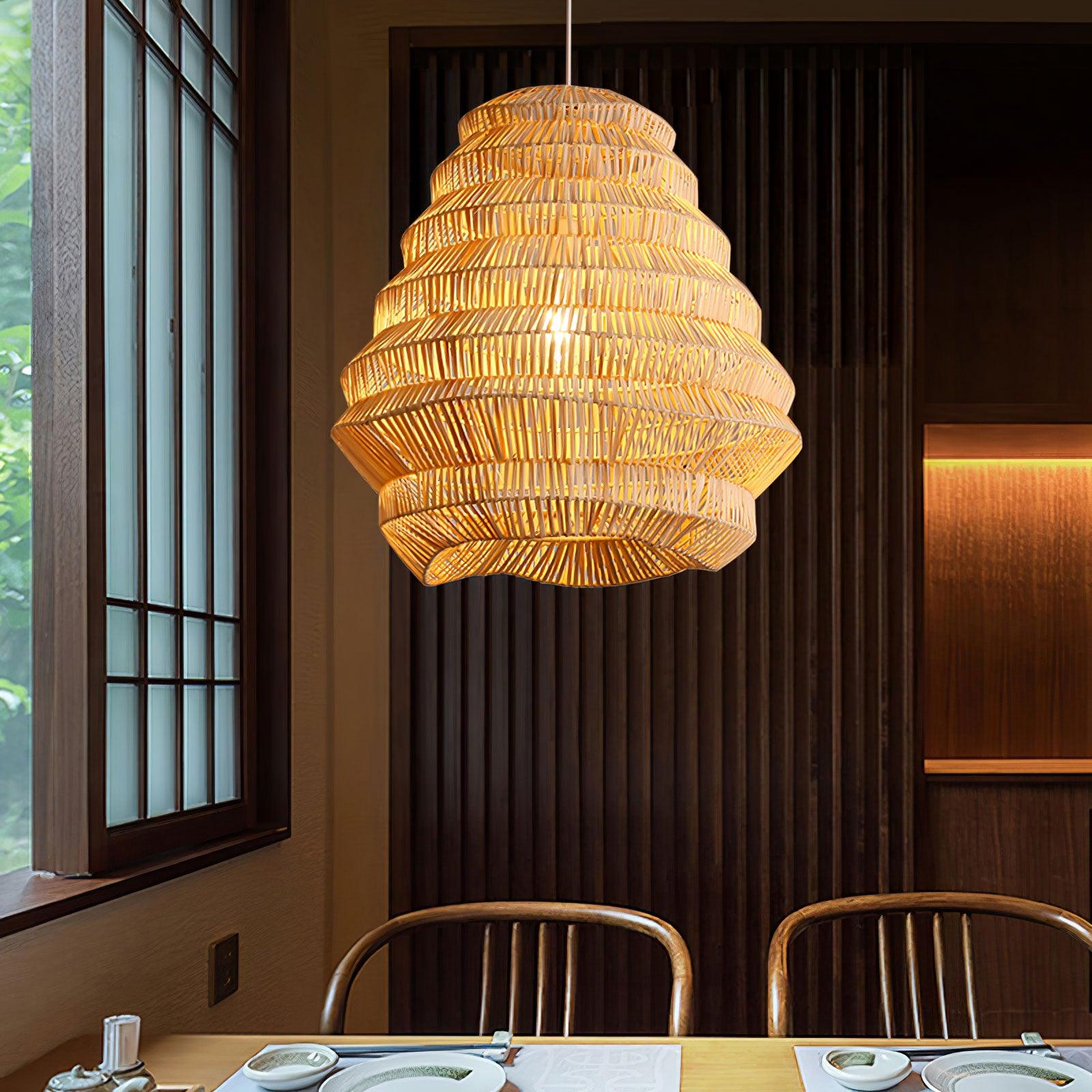 Strata Modern Bambus Pendelleuchte-Letslighting
