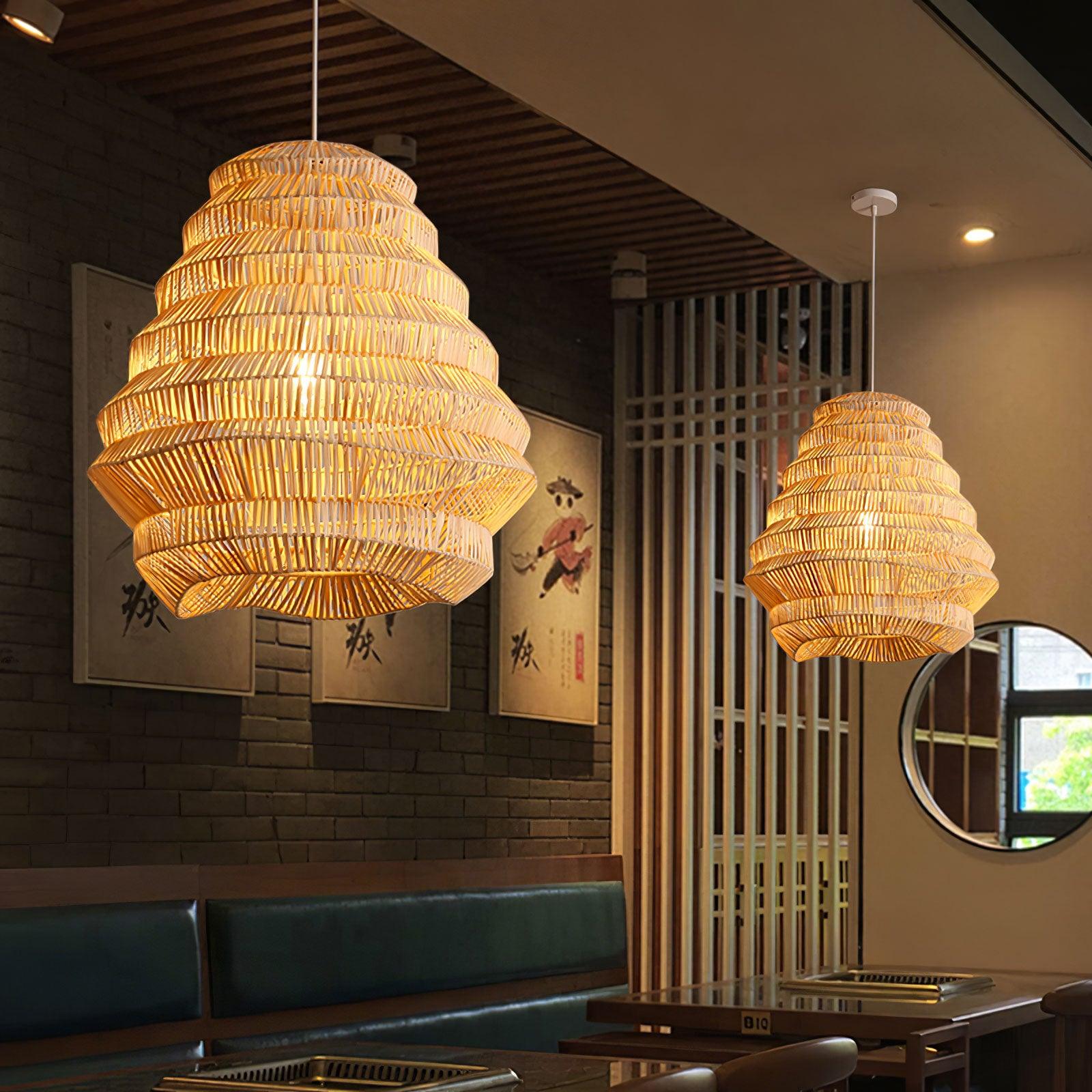 Strata Modern Bambus Pendelleuchte-Letslighting