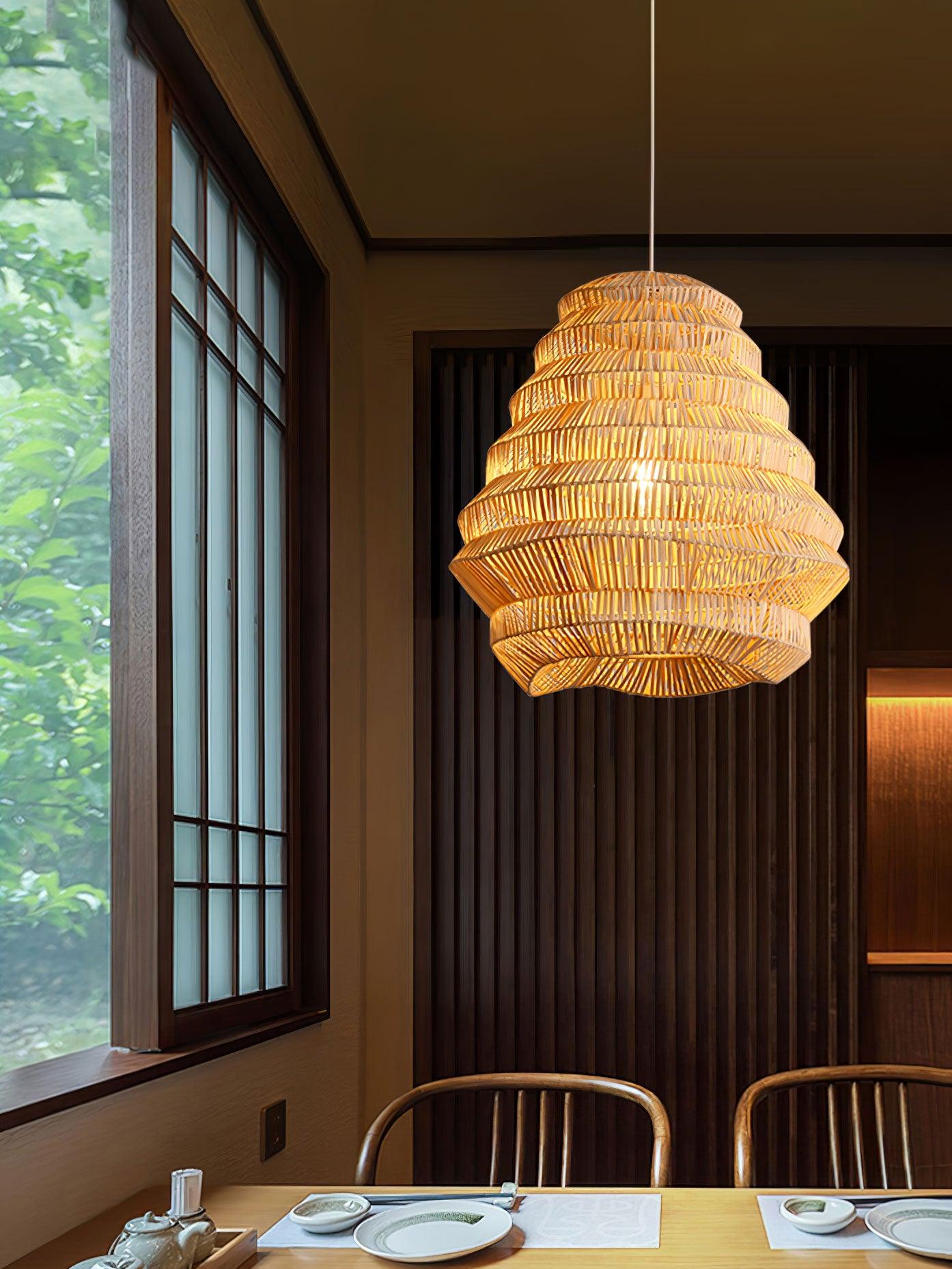 Strata Modern Bambus Pendelleuchte-Letslighting