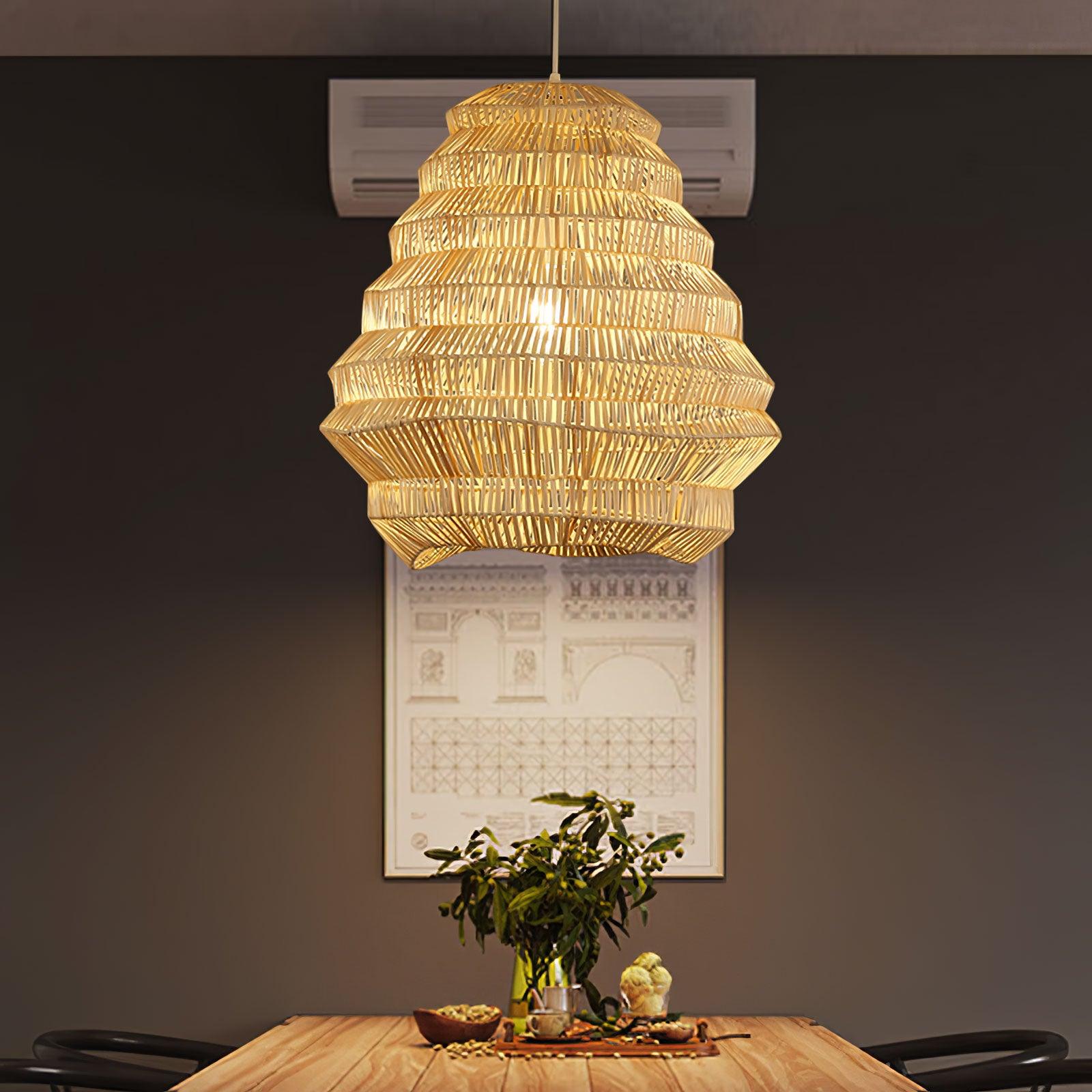 Strata Modern Bambus Pendelleuchte-Letslighting
