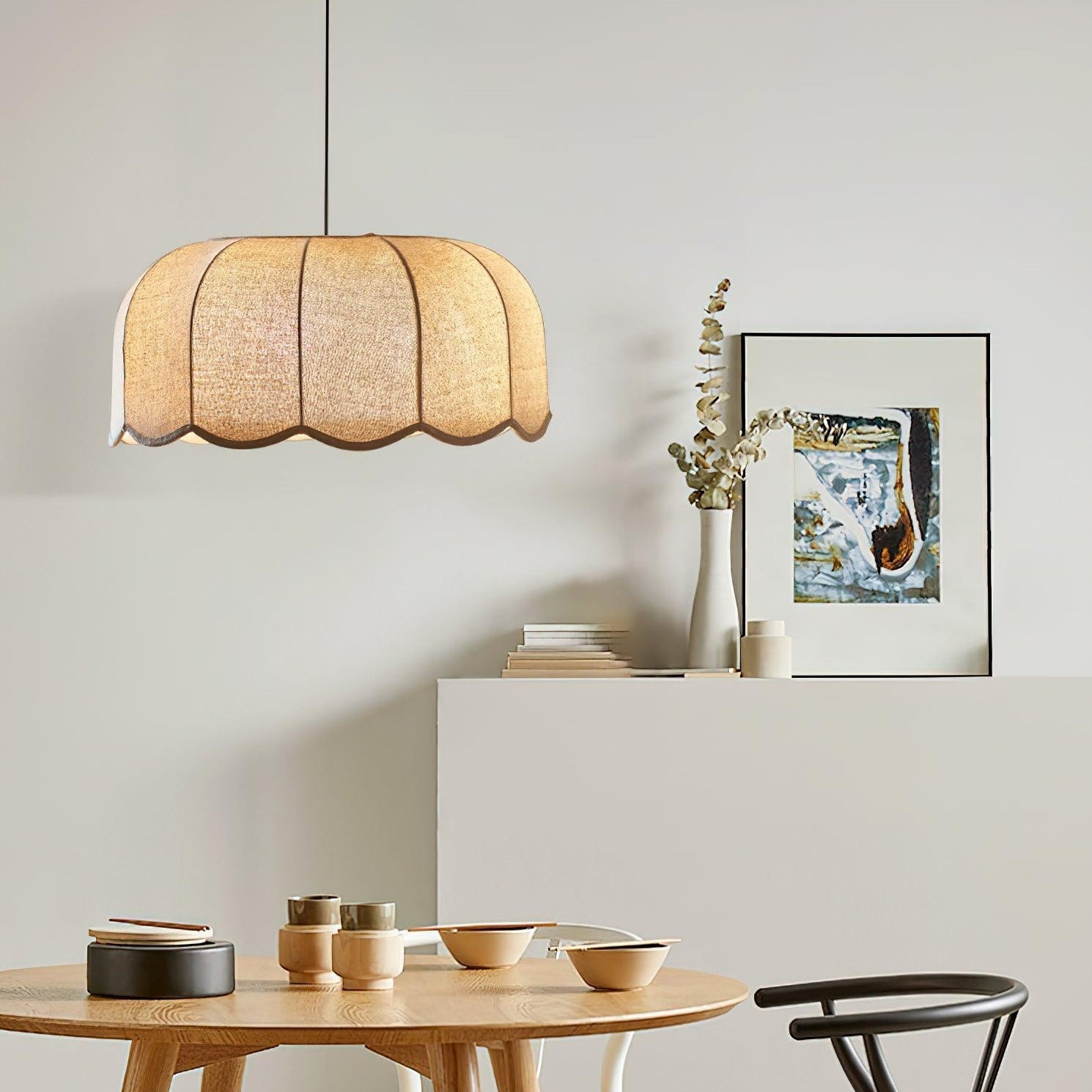 Sora Pendelleuchte mit Bananenblatt-Design