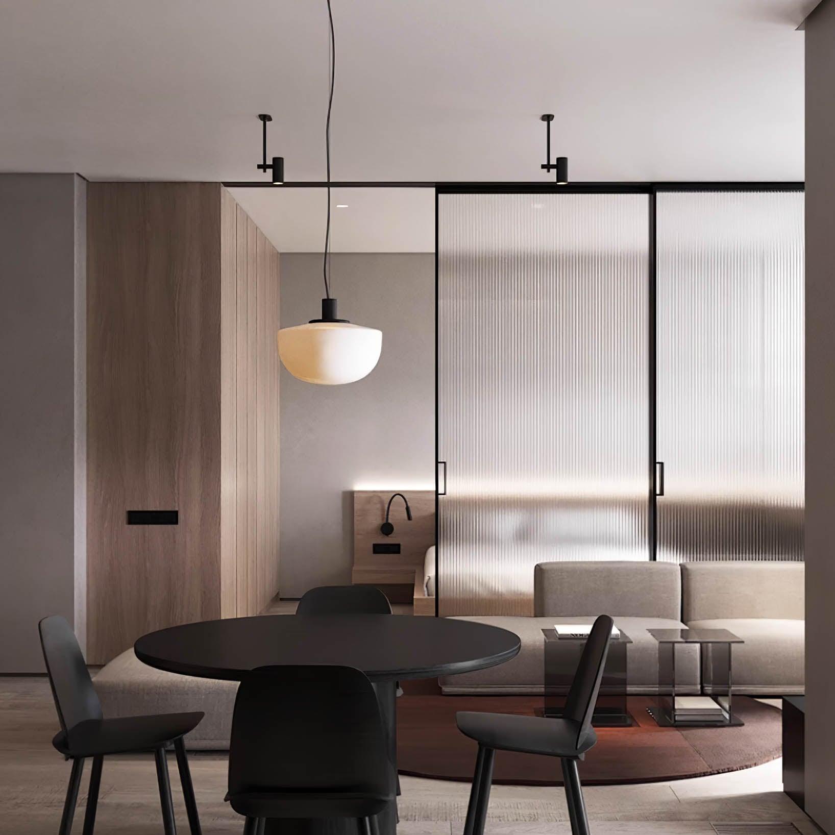 Pendelleuchte Glas Halterung Minimalistisch Entspannend-Letslighting