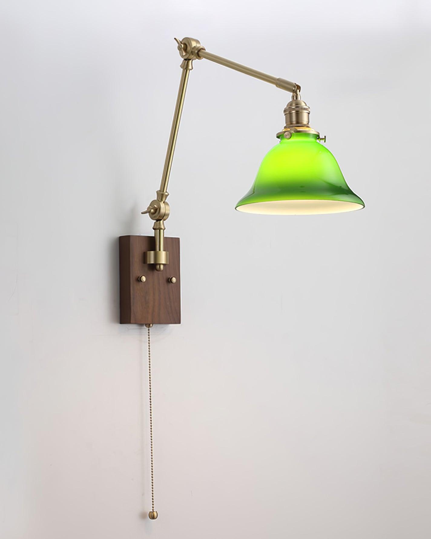 Tatum Minimalistische Moderne Wandleuchte aus Messing und Glas-Letslighting