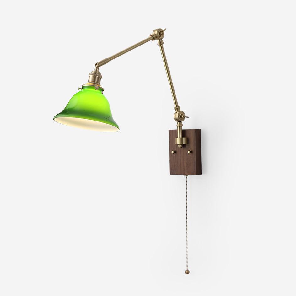 Tatum Minimalistische Moderne Wandleuchte aus Messing und Glas-Letslighting