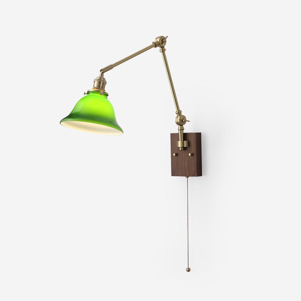 Tatum Minimalistische Moderne Wandleuchte aus Messing und Glas-Letslighting