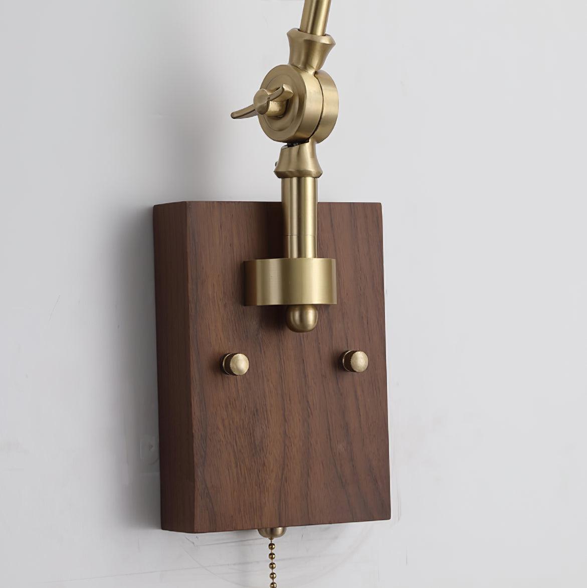 Tatum Minimalistische Moderne Wandleuchte aus Messing und Glas-Letslighting